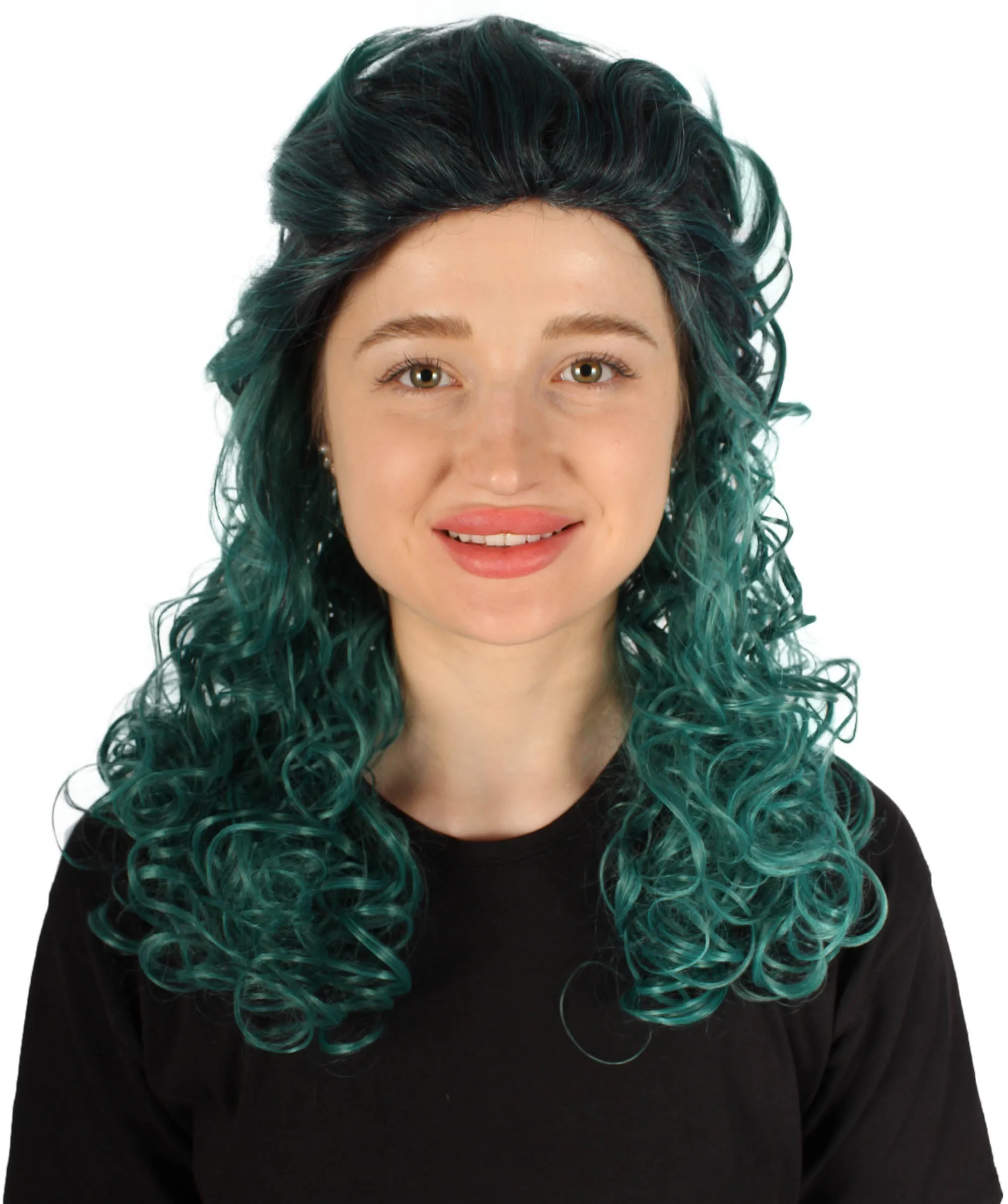 HPO Adult Women's Long Curly Country Singer Wig | Multiple Color Options