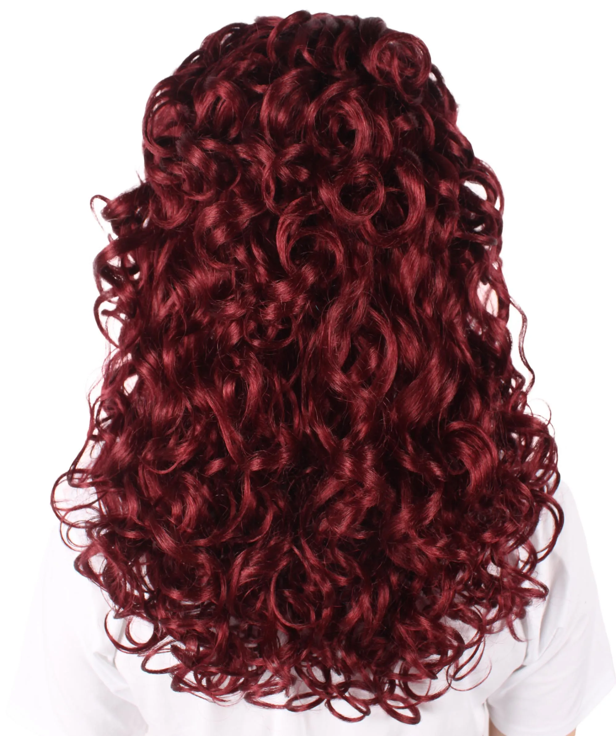 HPO Adult Women's Long Curly Country Singer Wig | Multiple Color Options