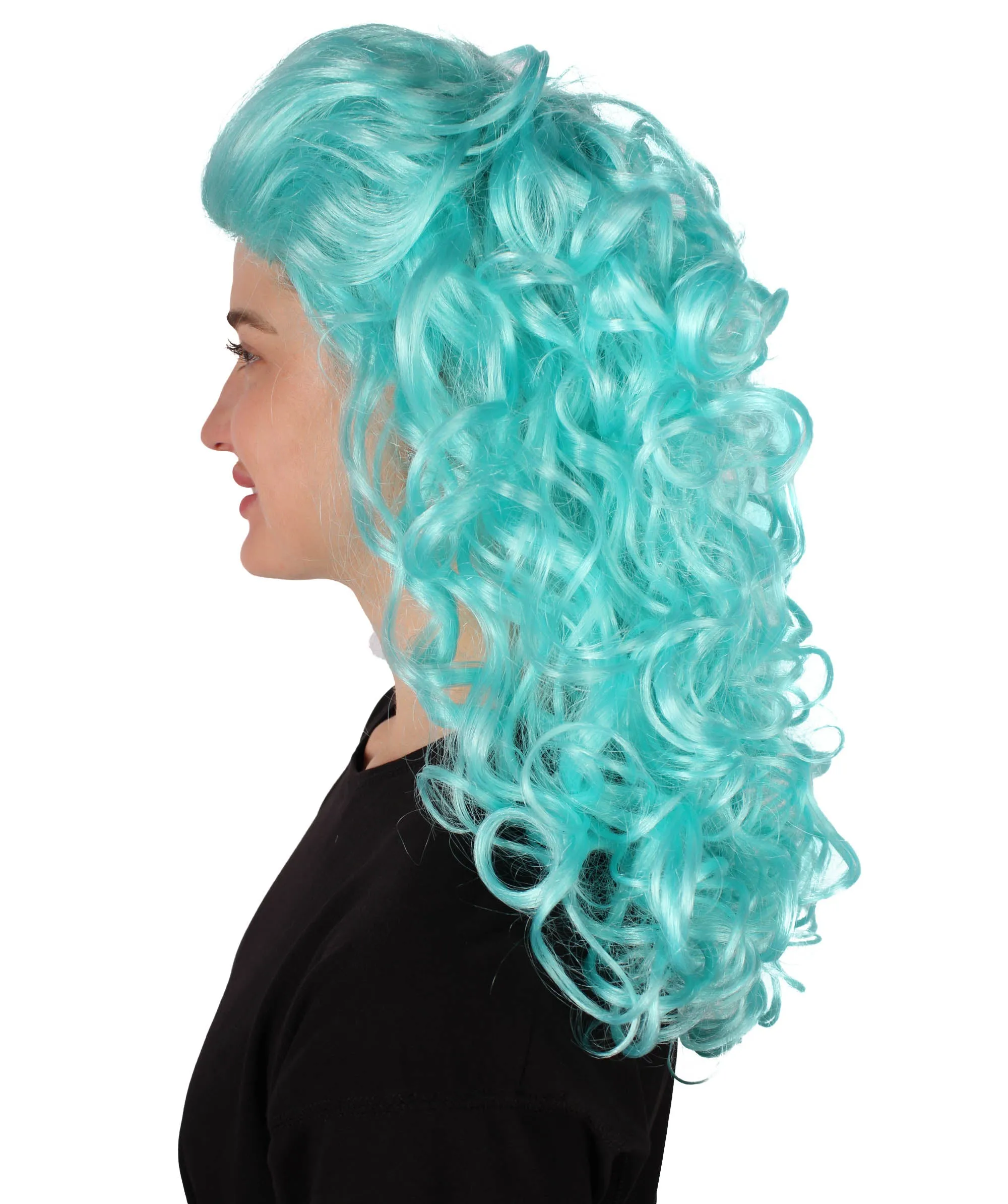 HPO Adult Women's Long Curly Country Singer Wig | Multiple Color Options