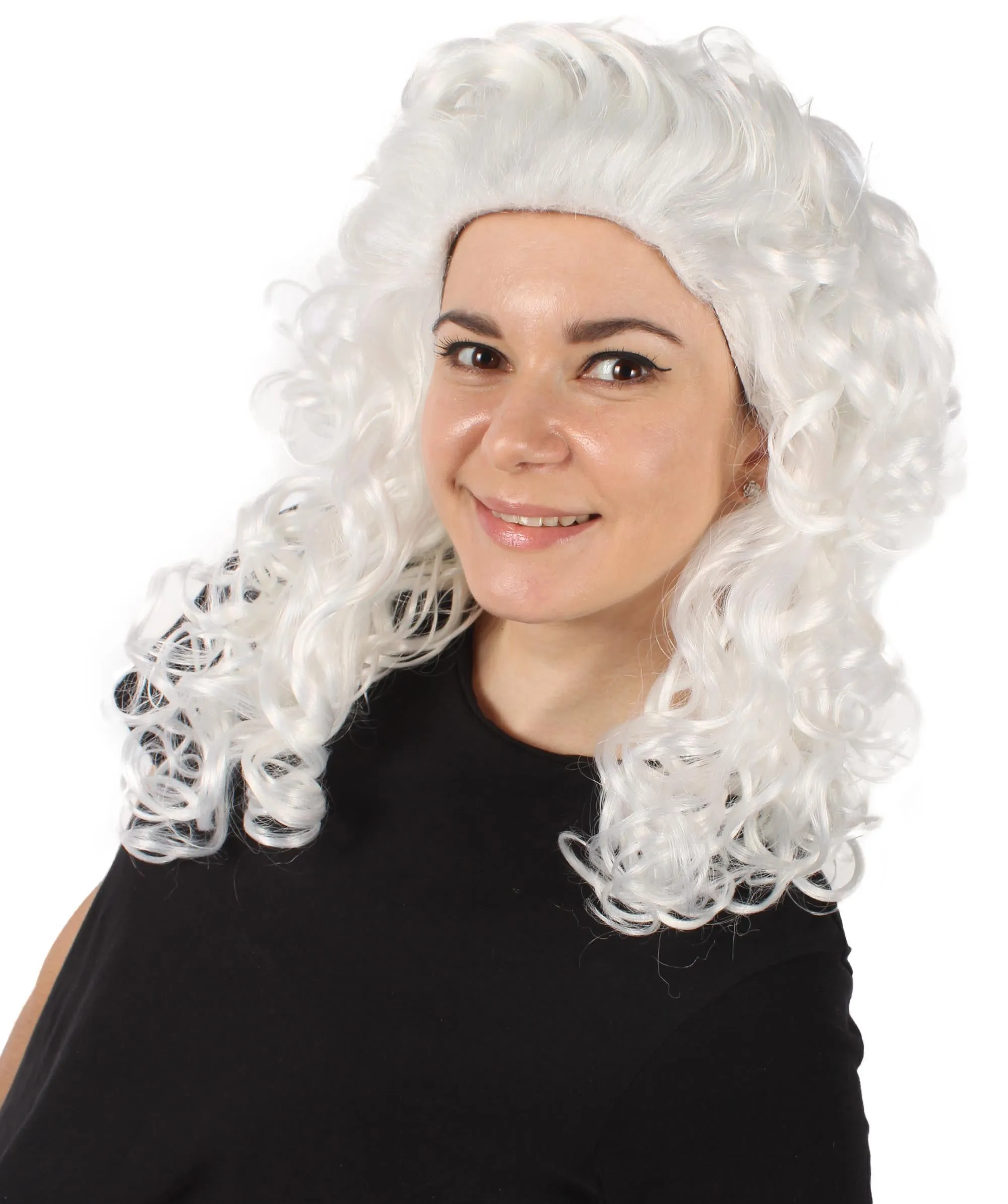 HPO Adult Women's Long Curly Country Singer Wig | Multiple Color Options