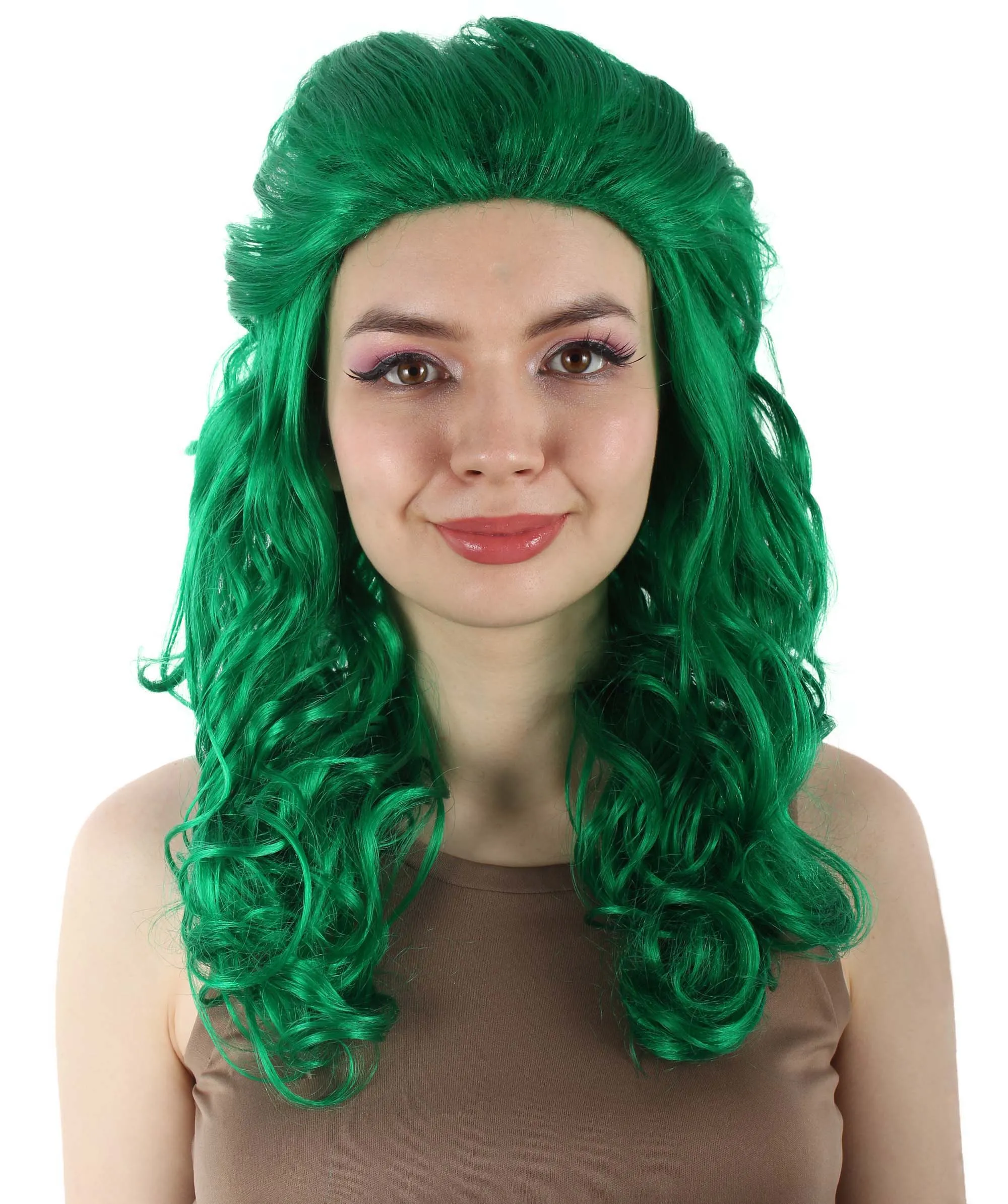 HPO Adult Women's Long Curly Country Singer Wig | Multiple Color Options