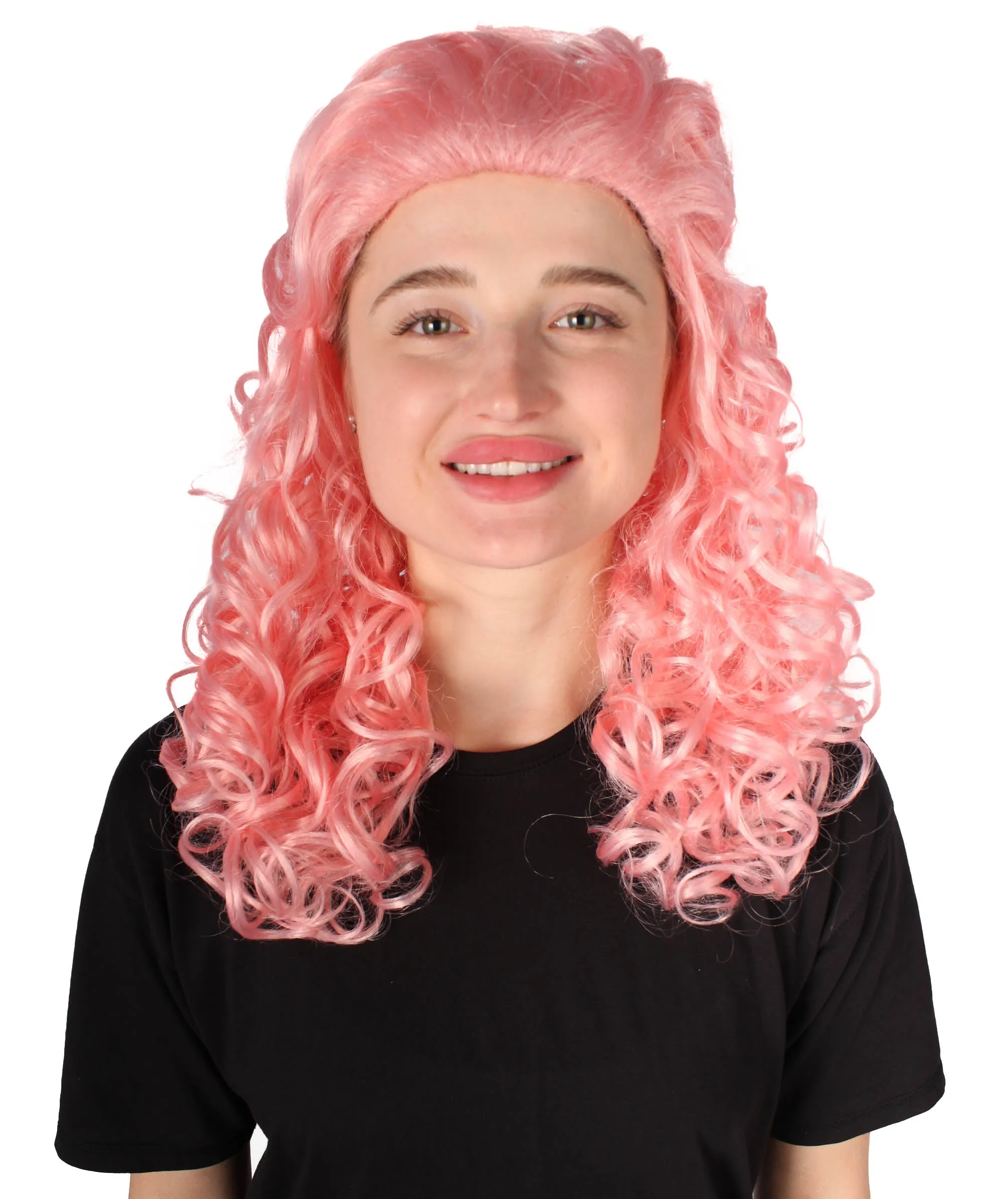 HPO Adult Women's Long Curly Country Singer Wig | Multiple Color Options