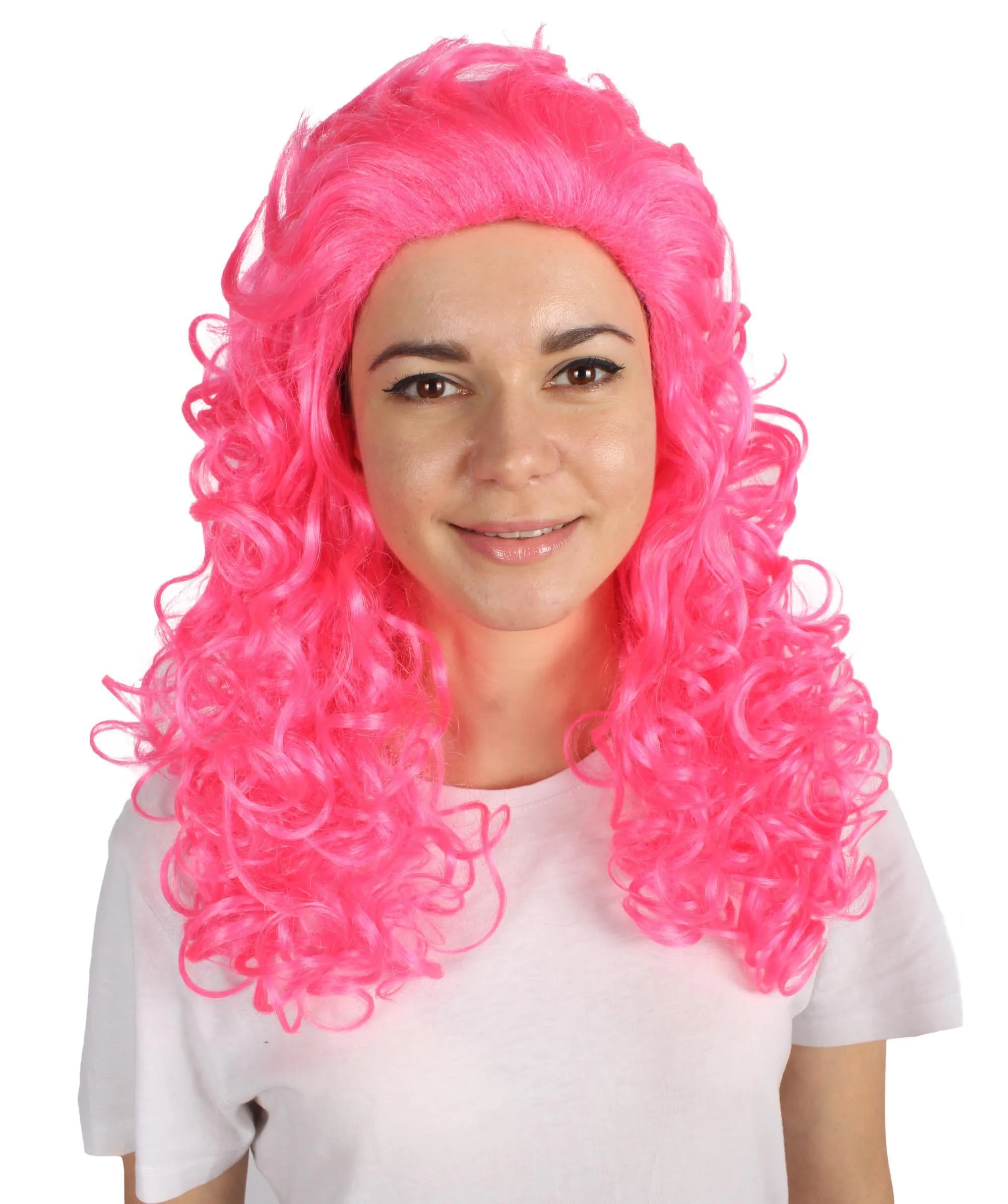 HPO Adult Women's Long Curly Country Singer Wig | Multiple Color Options
