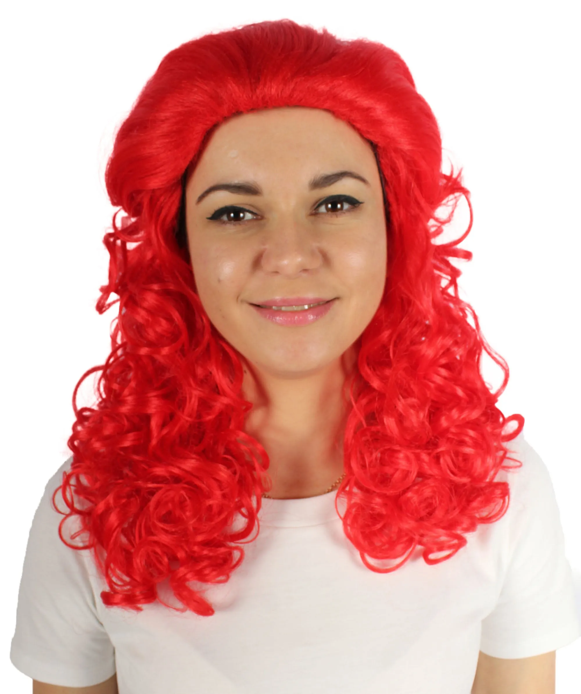 HPO Adult Women's Long Curly Country Singer Wig | Multiple Color Options