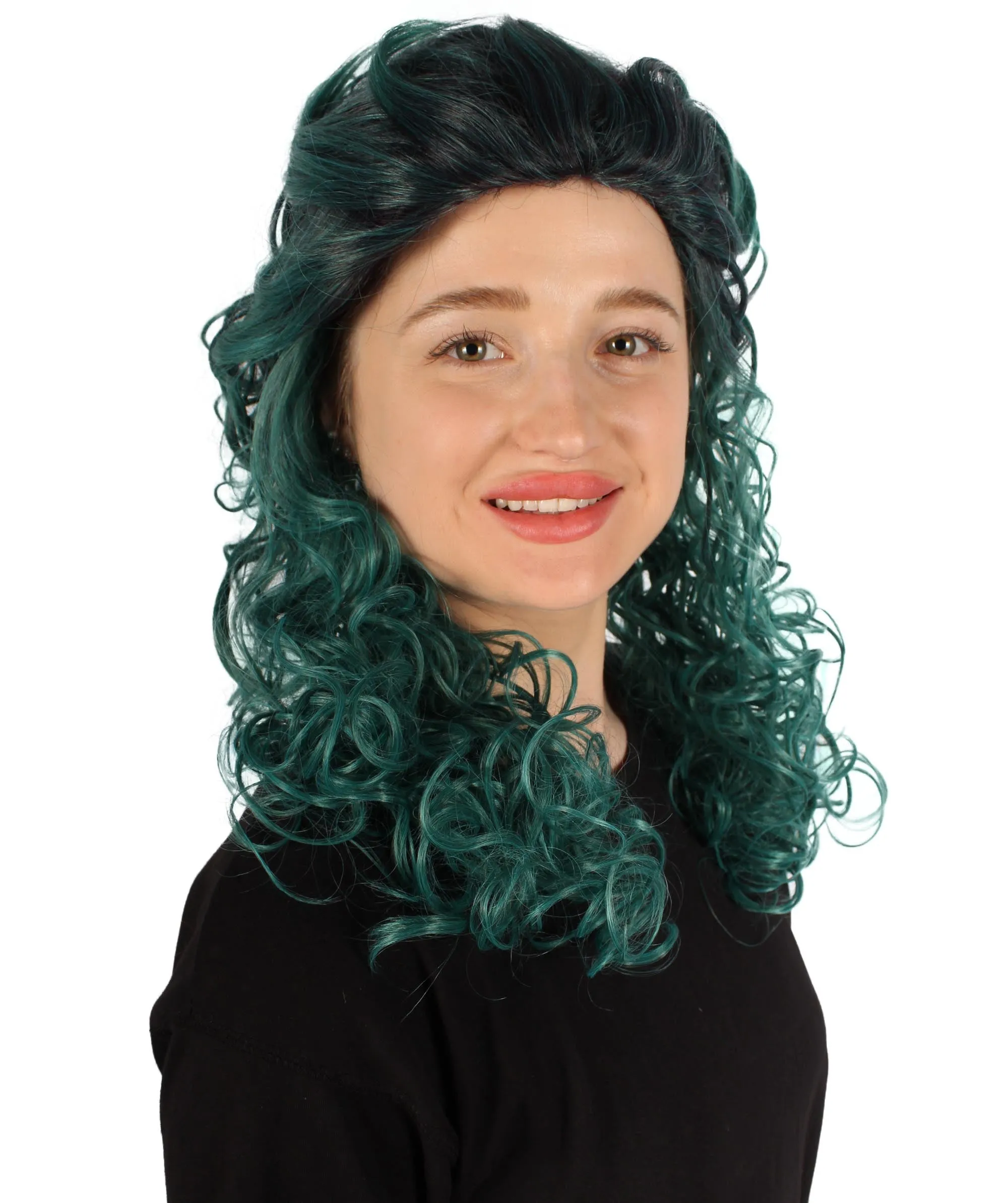 HPO Adult Women's Long Curly Country Singer Wig | Multiple Color Options