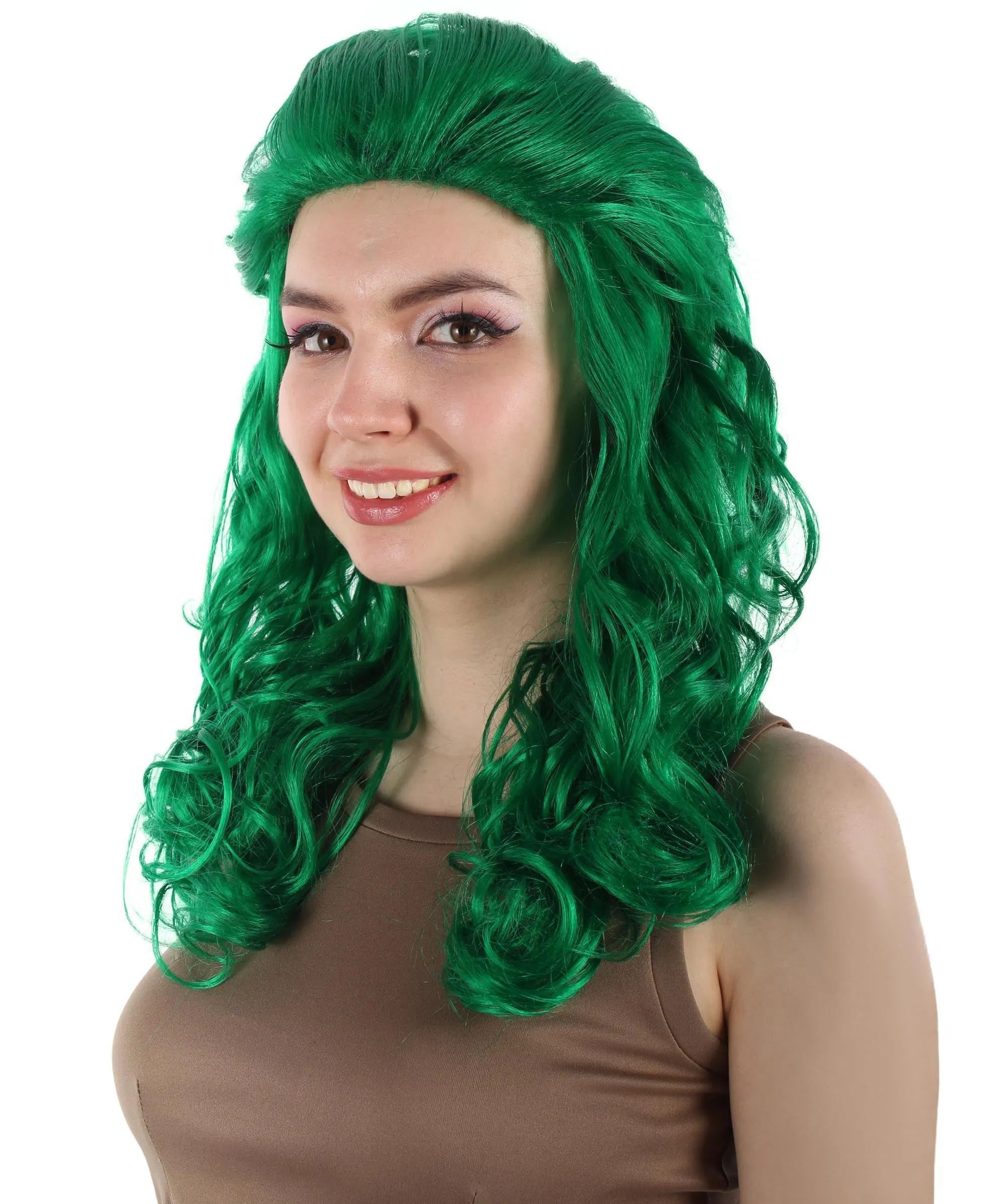 HPO Adult Women's Long Curly Country Singer Wig | Multiple Color Options