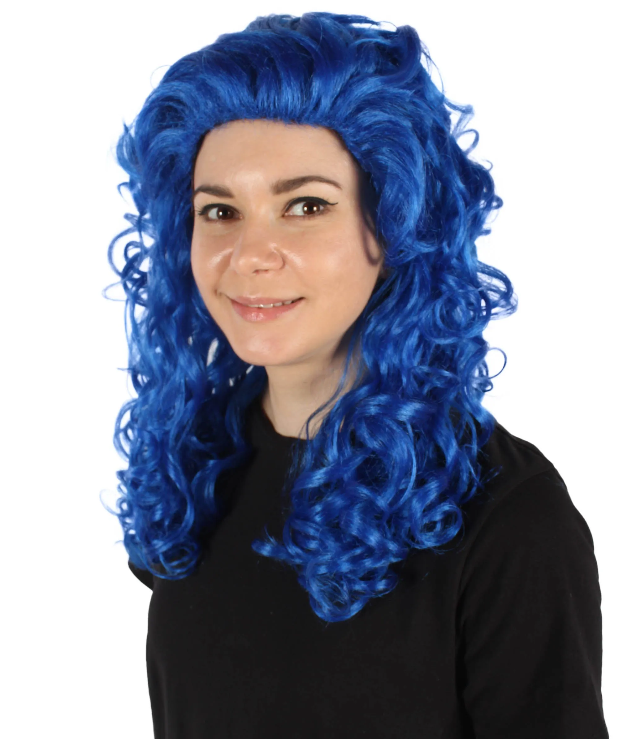 HPO Adult Women's Long Curly Country Singer Wig | Multiple Color Options