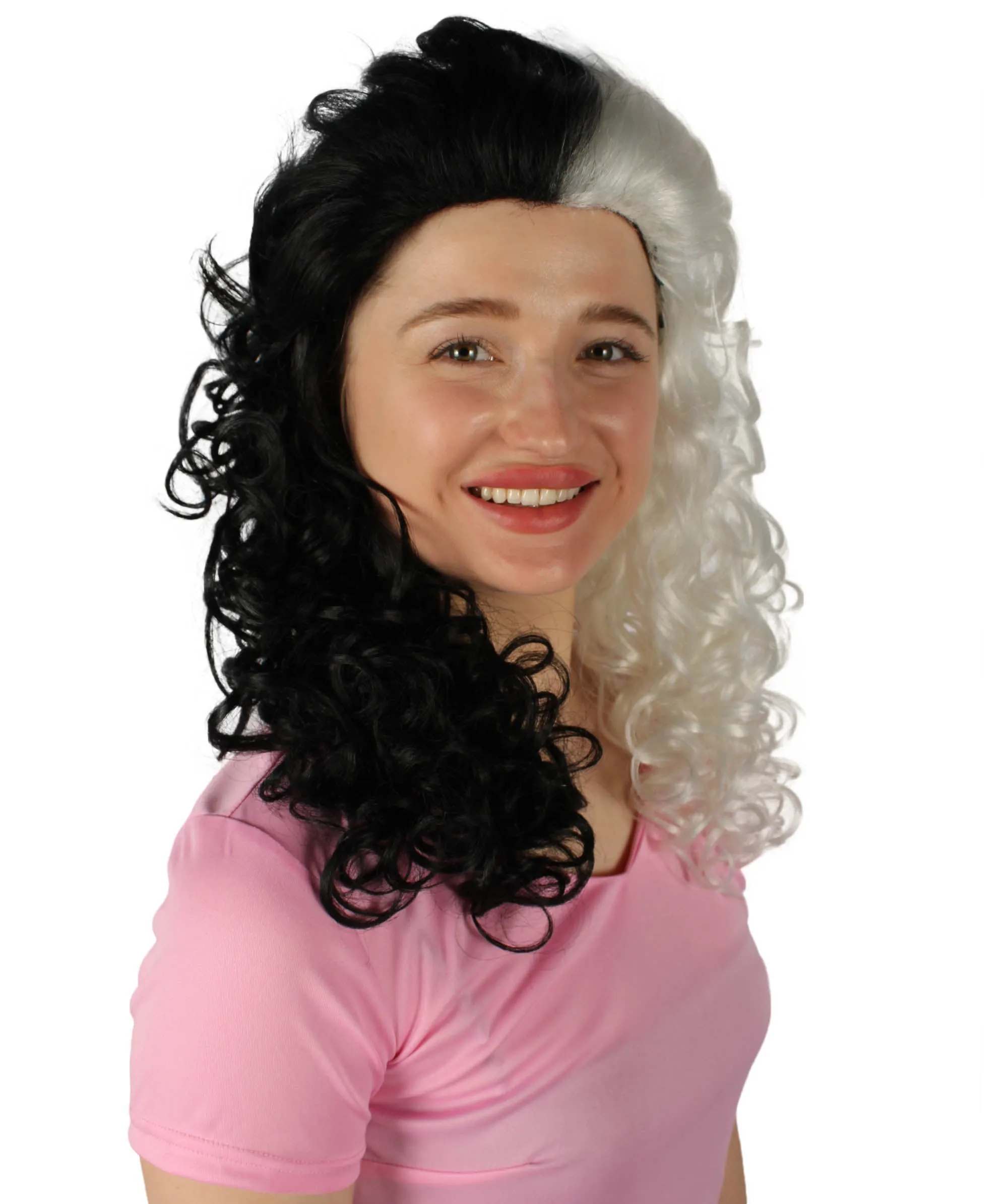 HPO Adult Women's Long Curly Country Singer Wig | Multiple Color Options