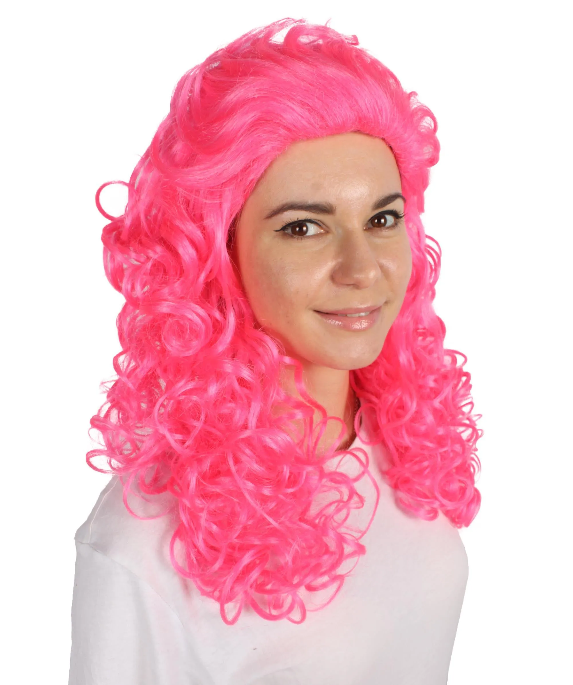 HPO Adult Women's Long Curly Country Singer Wig | Multiple Color Options