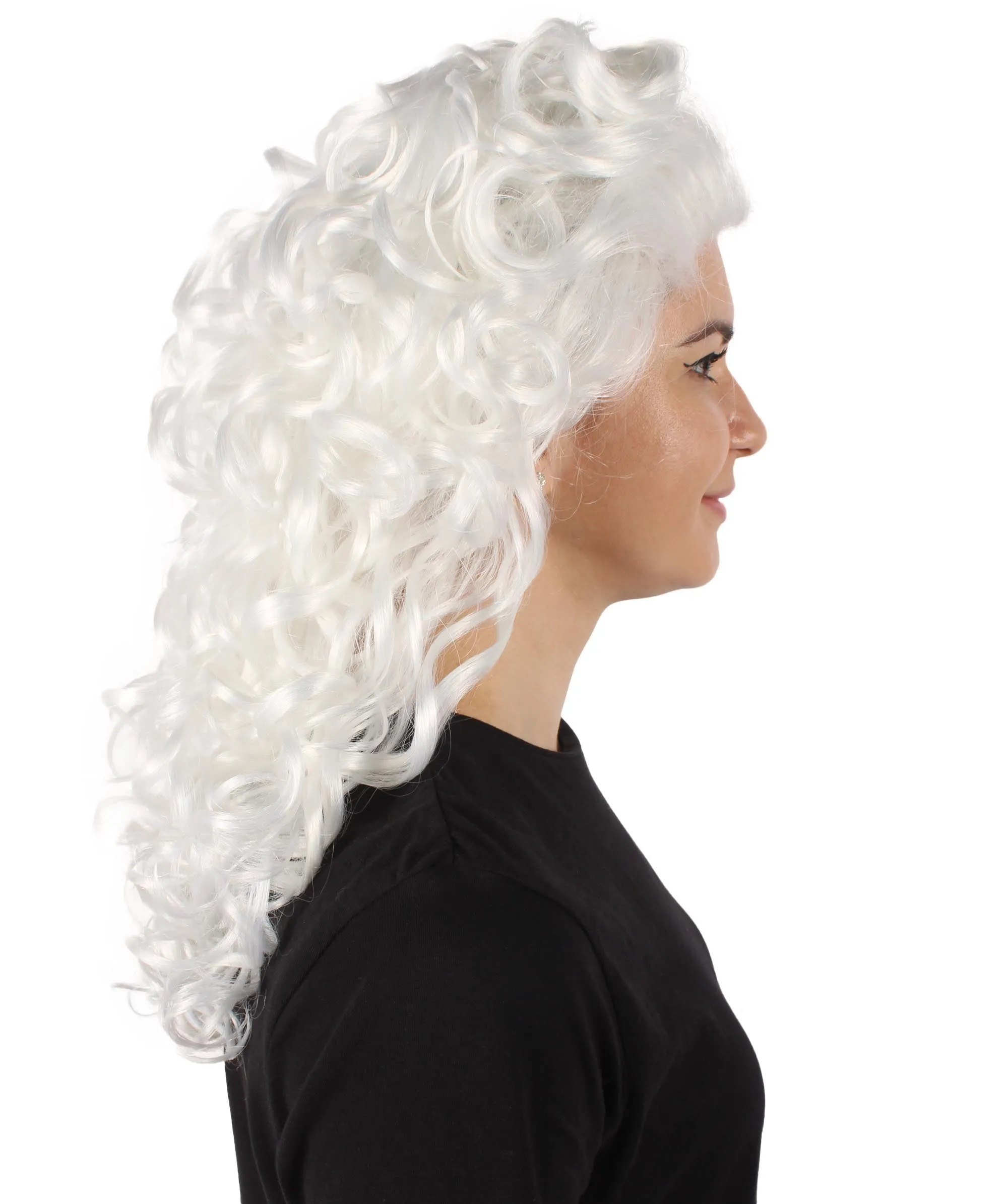 HPO Adult Women's Long Curly Country Singer Wig | Multiple Color Options