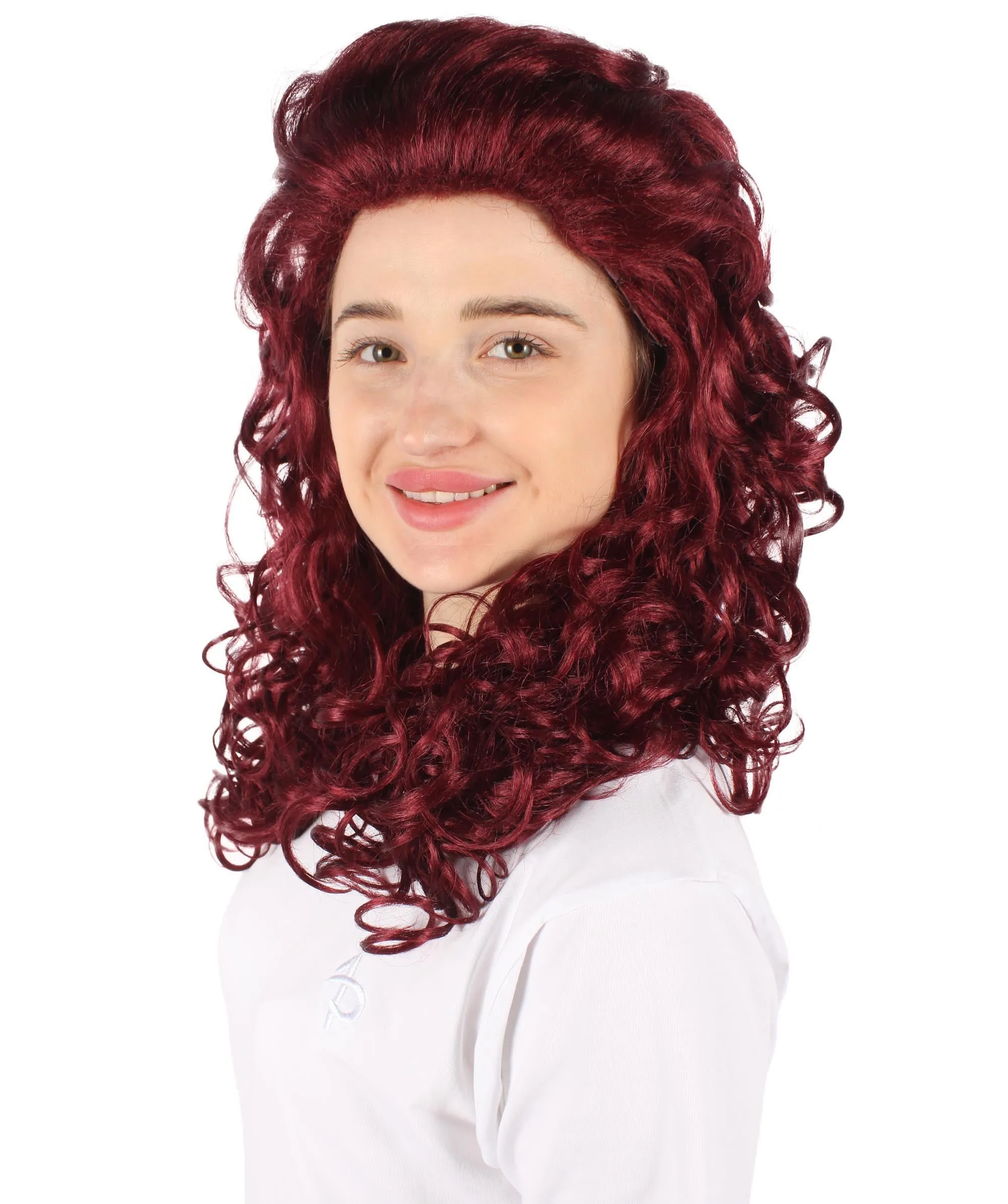 HPO Adult Women's Long Curly Country Singer Wig | Multiple Color Options