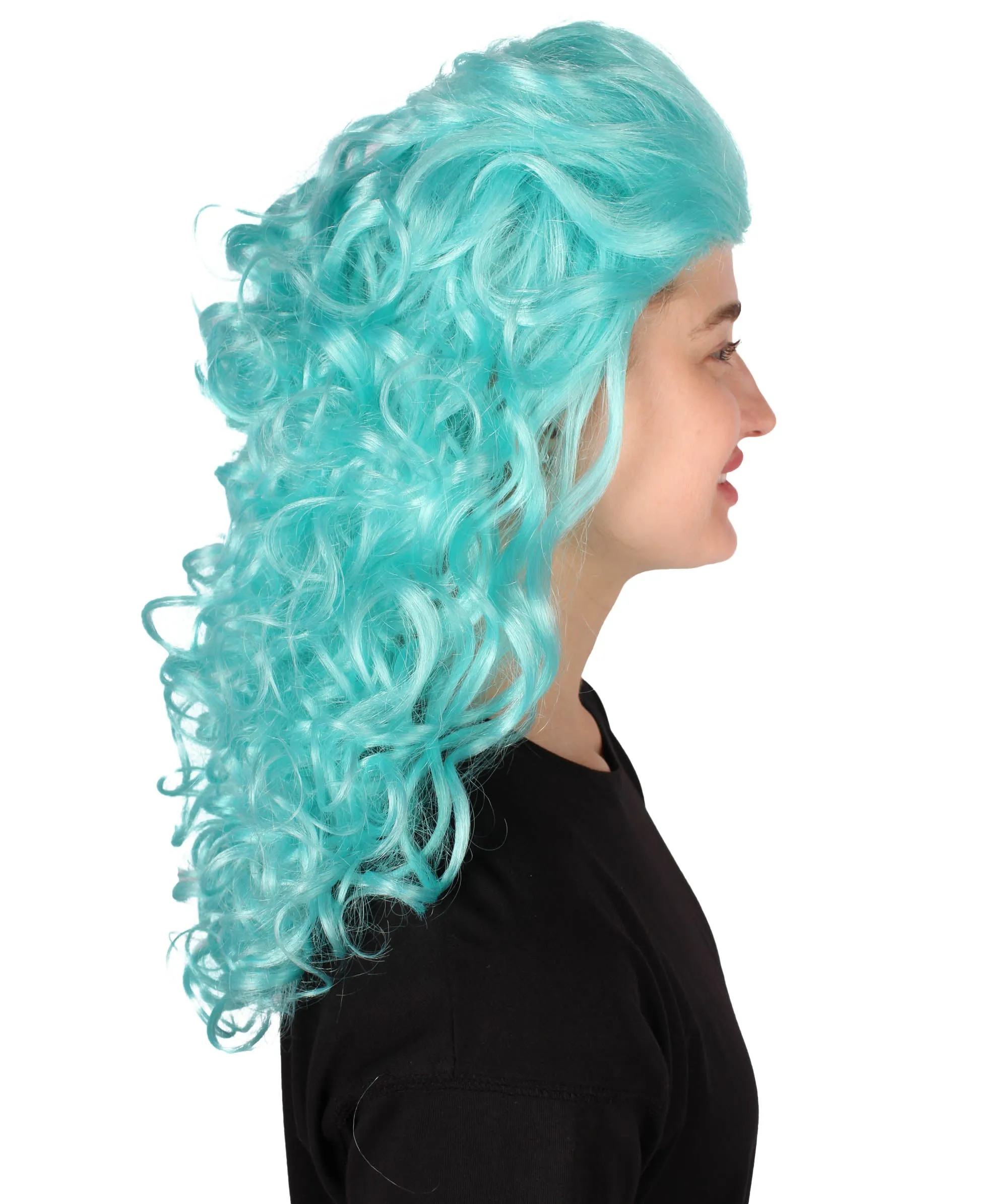 HPO Adult Women's Long Curly Country Singer Wig | Multiple Color Options