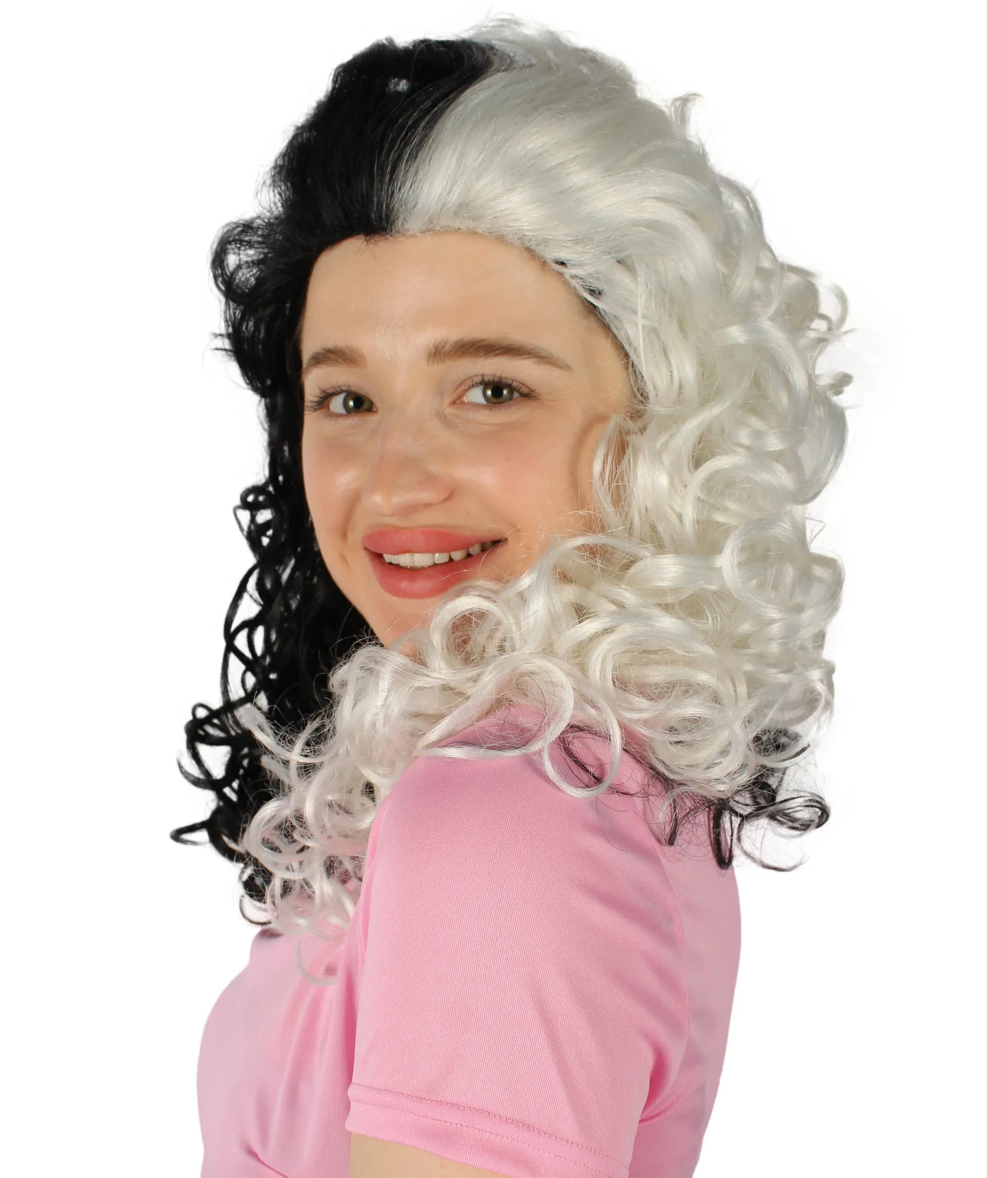 HPO Adult Women's Long Curly Country Singer Wig | Multiple Color Options