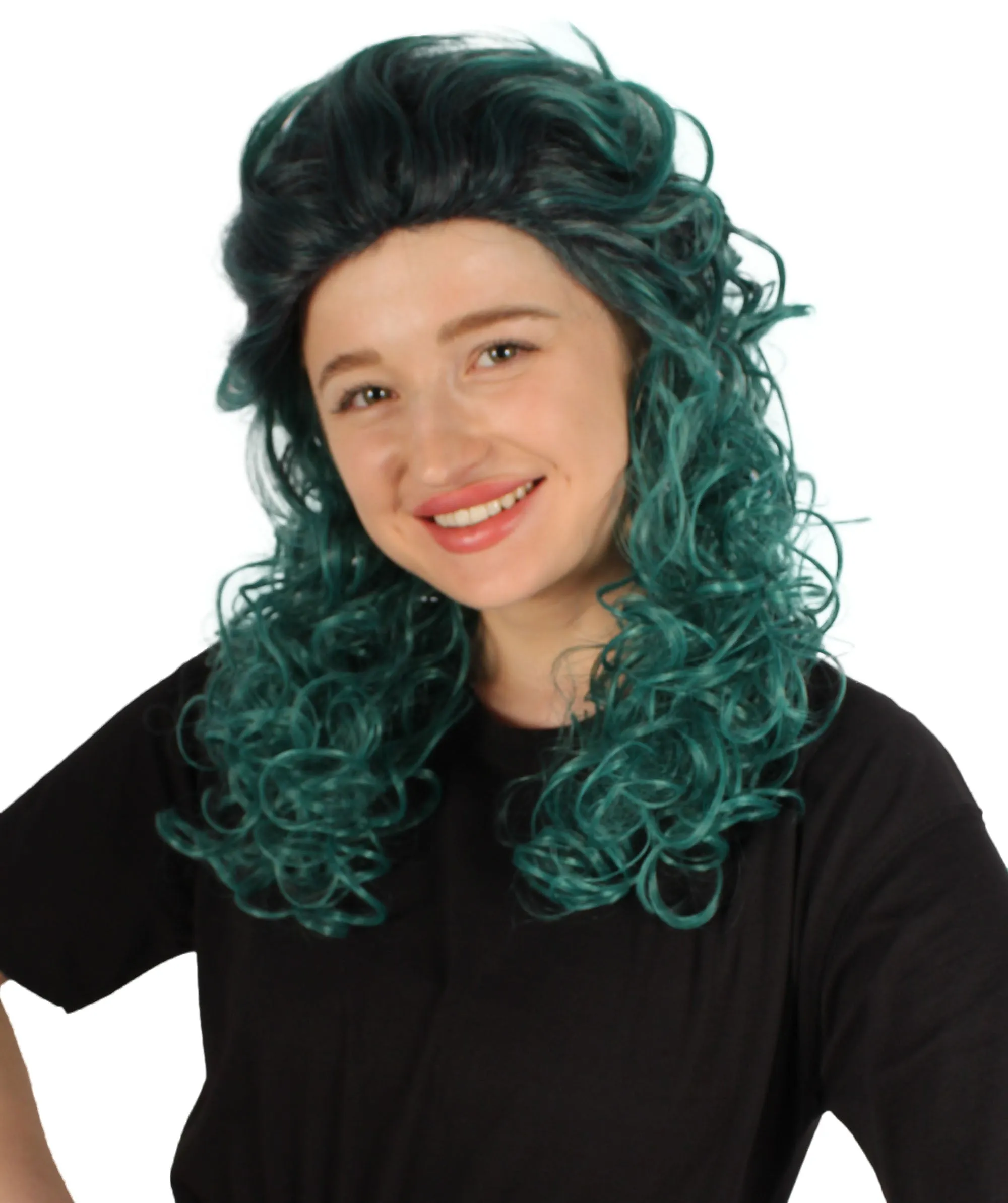 HPO Adult Women's Long Curly Country Singer Wig | Multiple Color Options