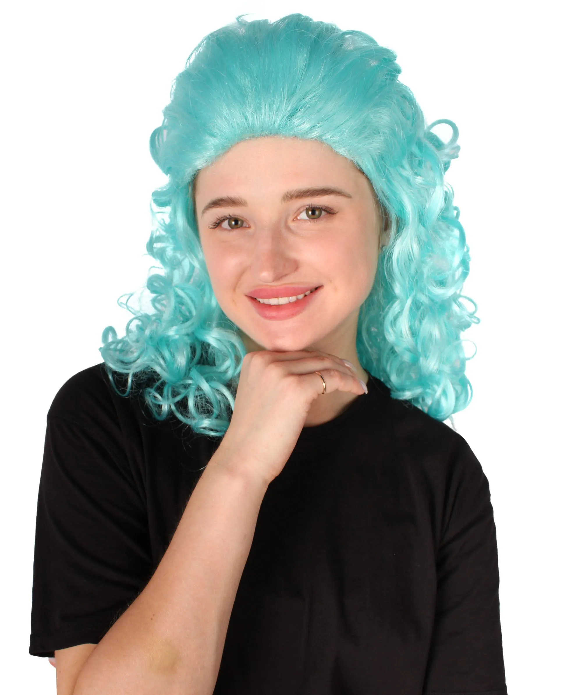 HPO Adult Women's Long Curly Country Singer Wig | Multiple Color Options