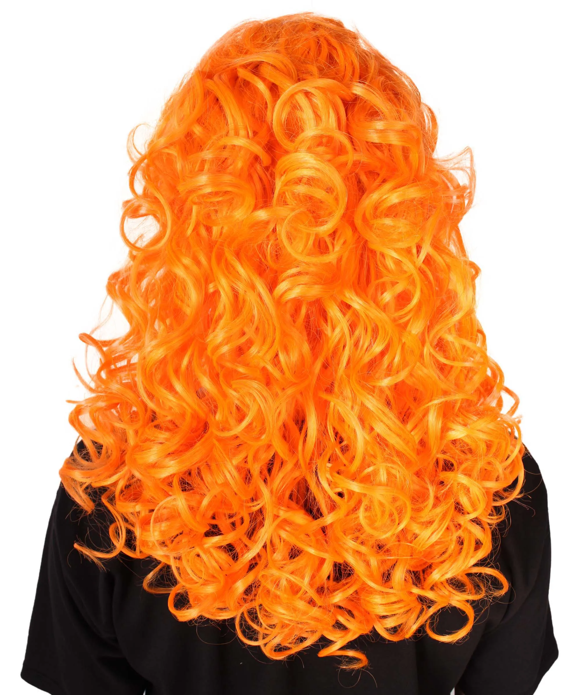 HPO Adult Women's Long Curly Country Singer Wig | Multiple Color Options