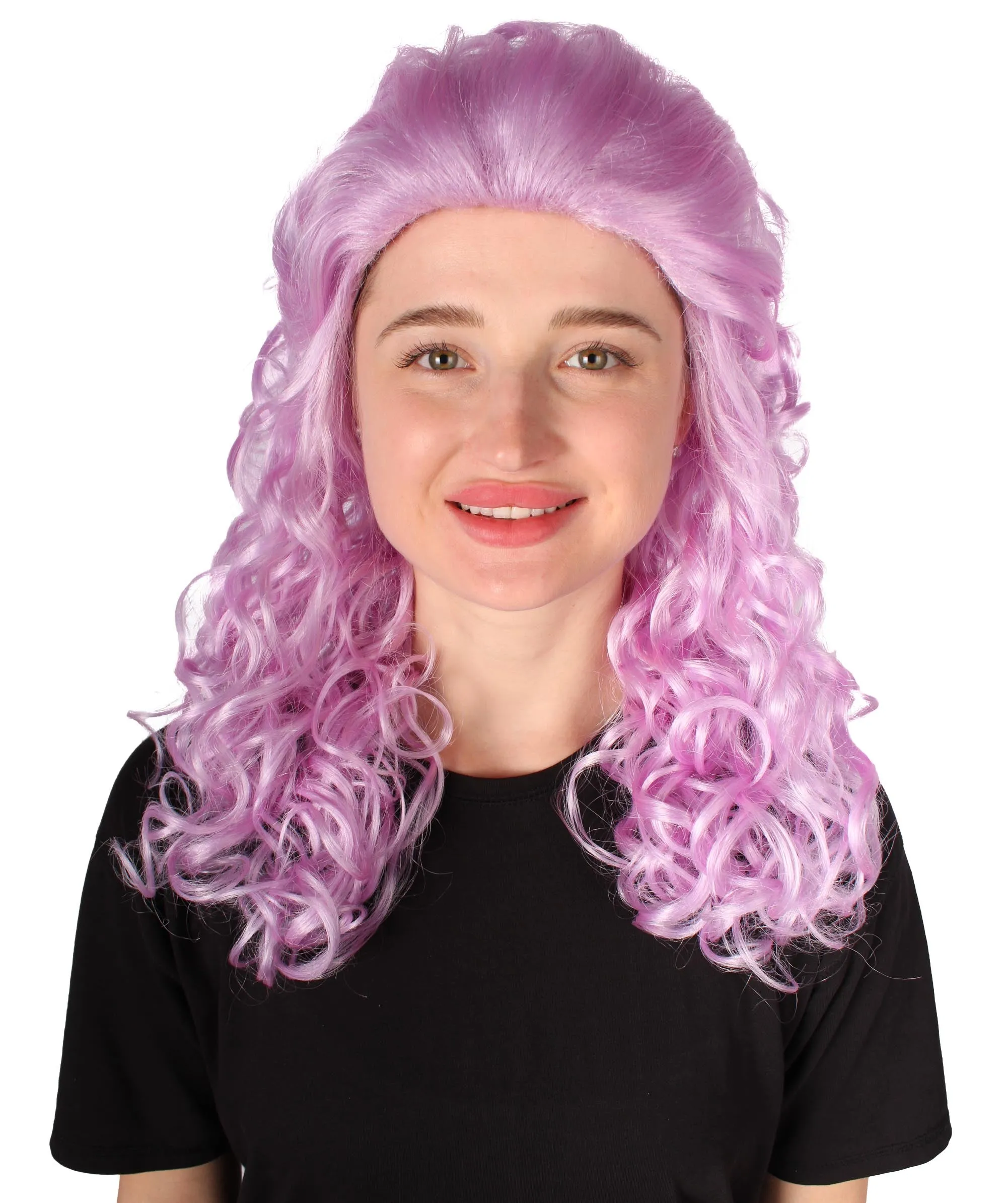 HPO Adult Women's Long Curly Country Singer Wig | Multiple Color Options