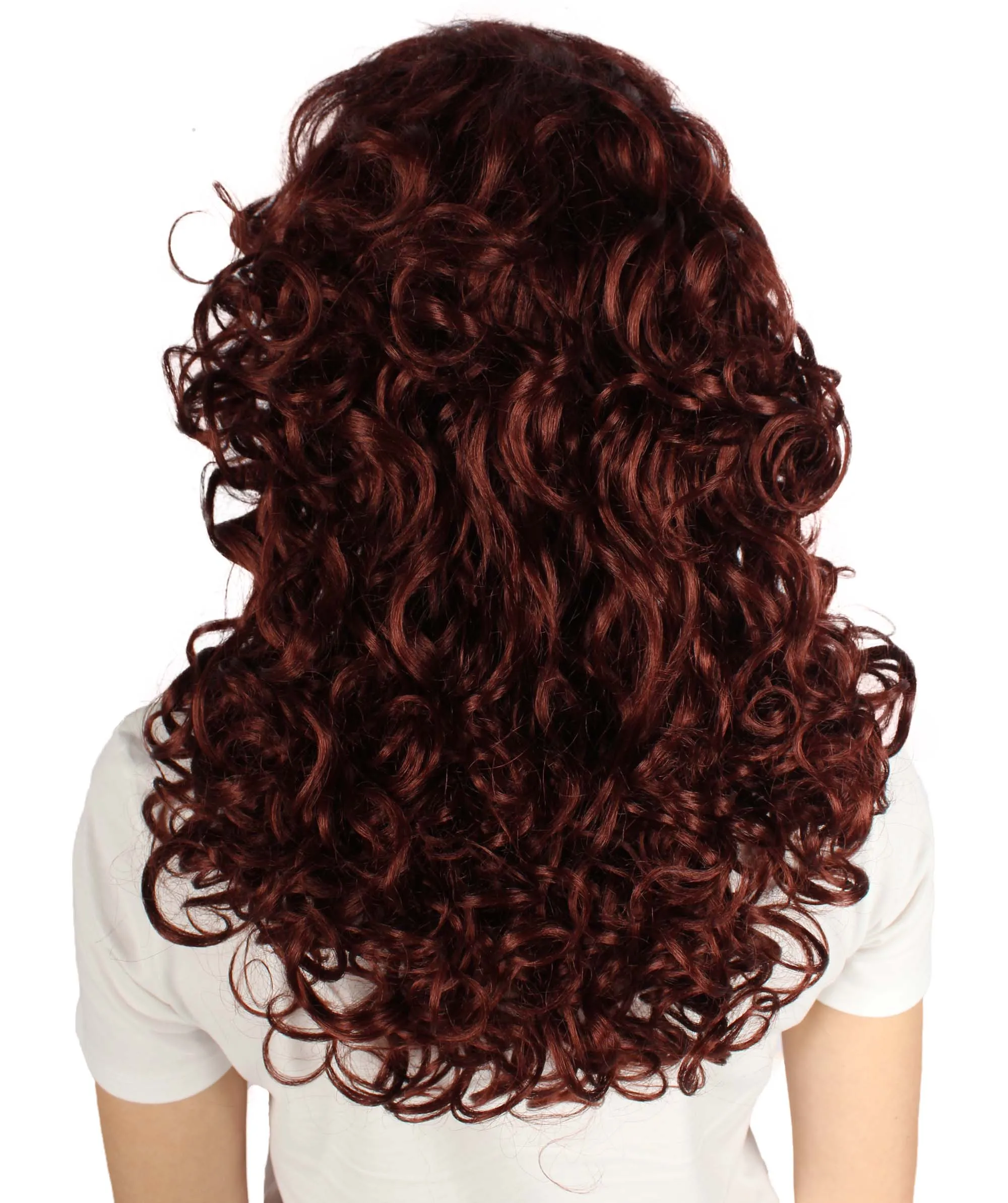 HPO Adult Women's Long Curly Country Singer Wig | Multiple Color Options