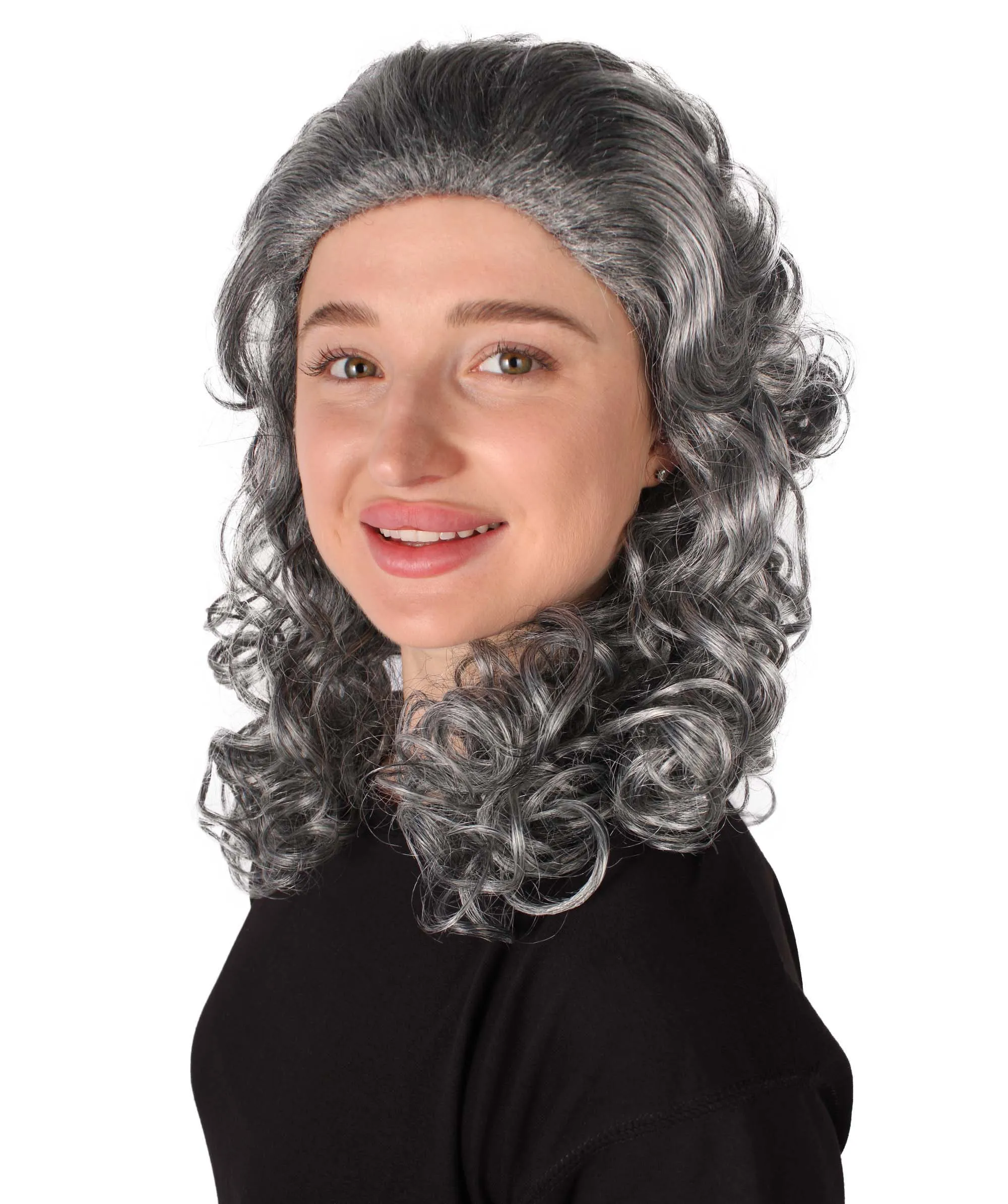HPO Adult Women's Long Curly Country Singer Wig | Multiple Color Options