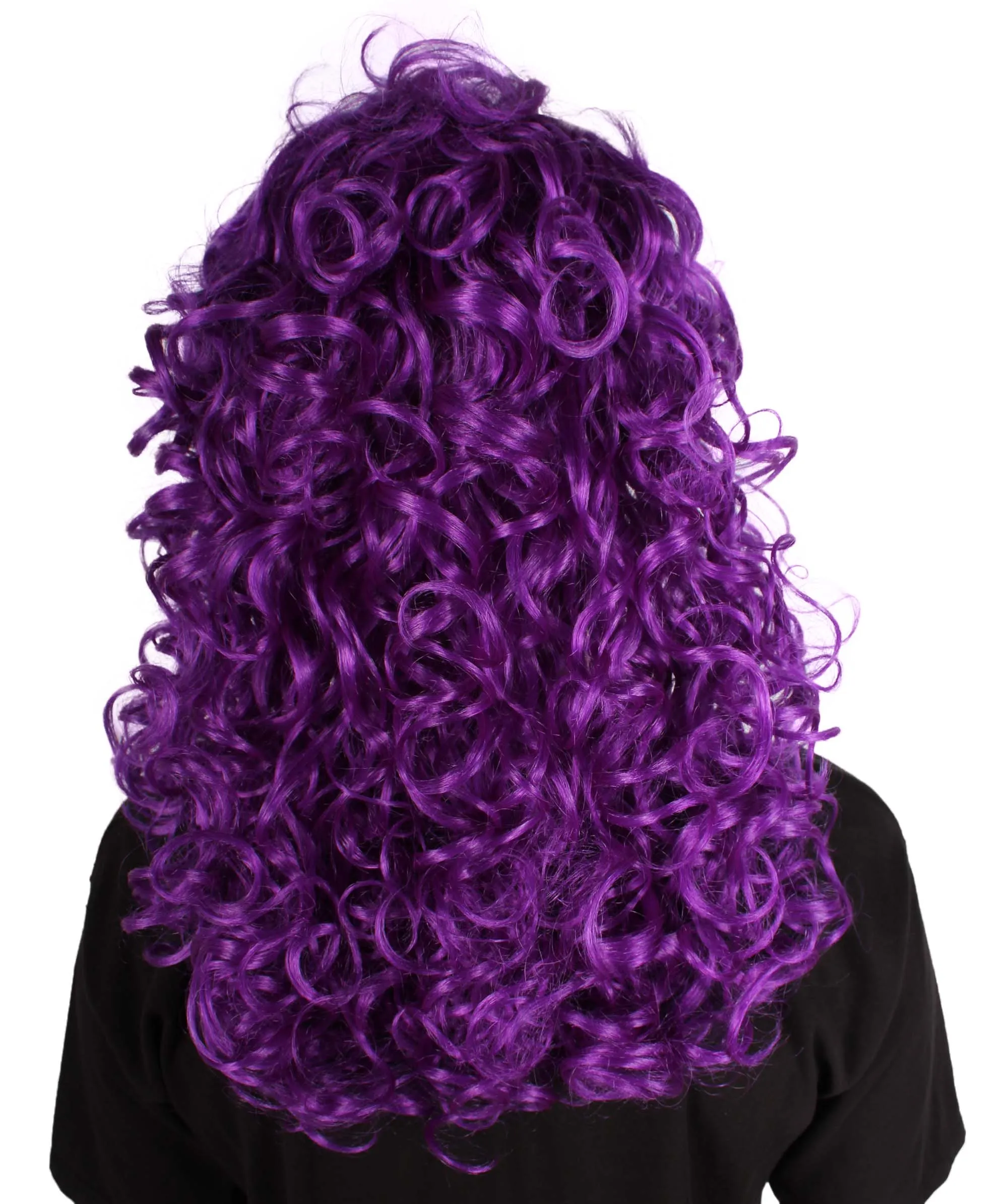HPO Adult Women's Long Curly Country Singer Wig | Multiple Color Options