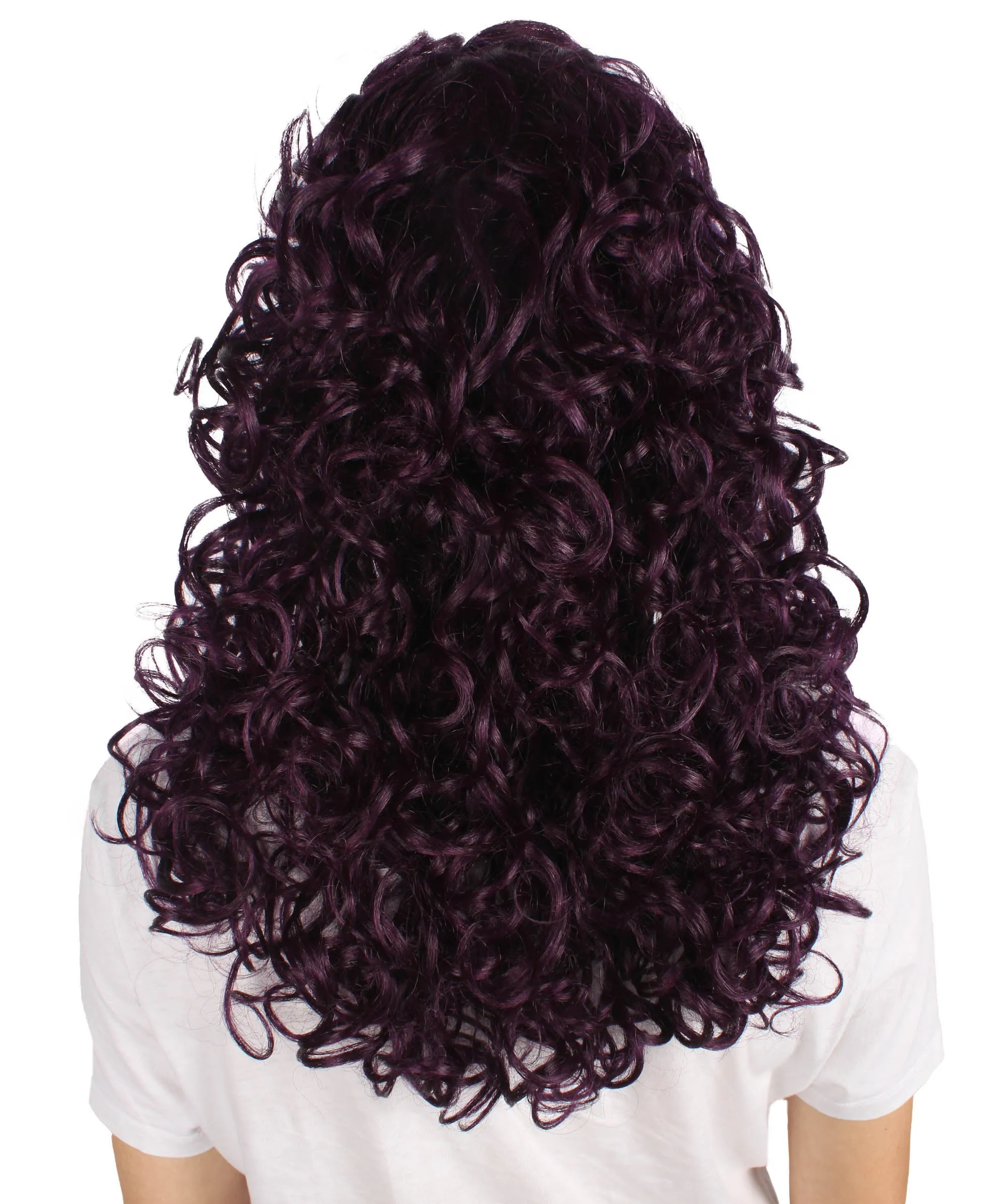 HPO Adult Women's Long Curly Country Singer Wig | Multiple Color Options