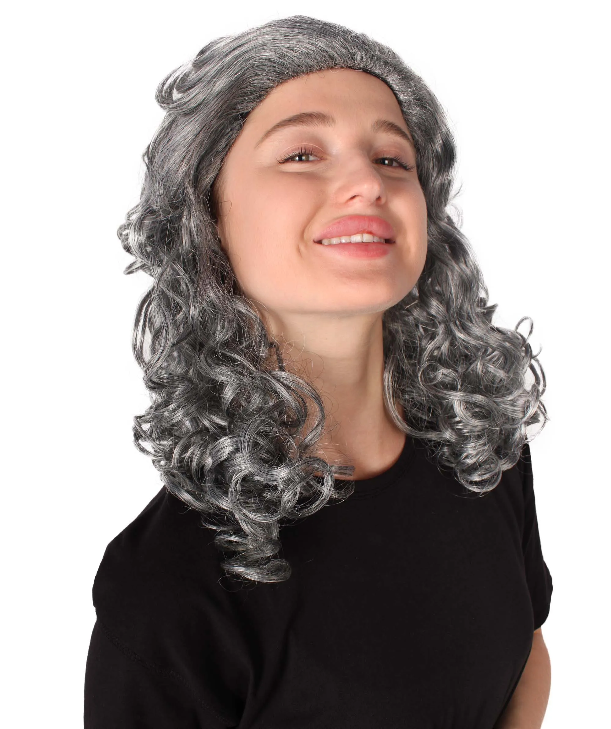 HPO Adult Women's Long Curly Country Singer Wig | Multiple Color Options