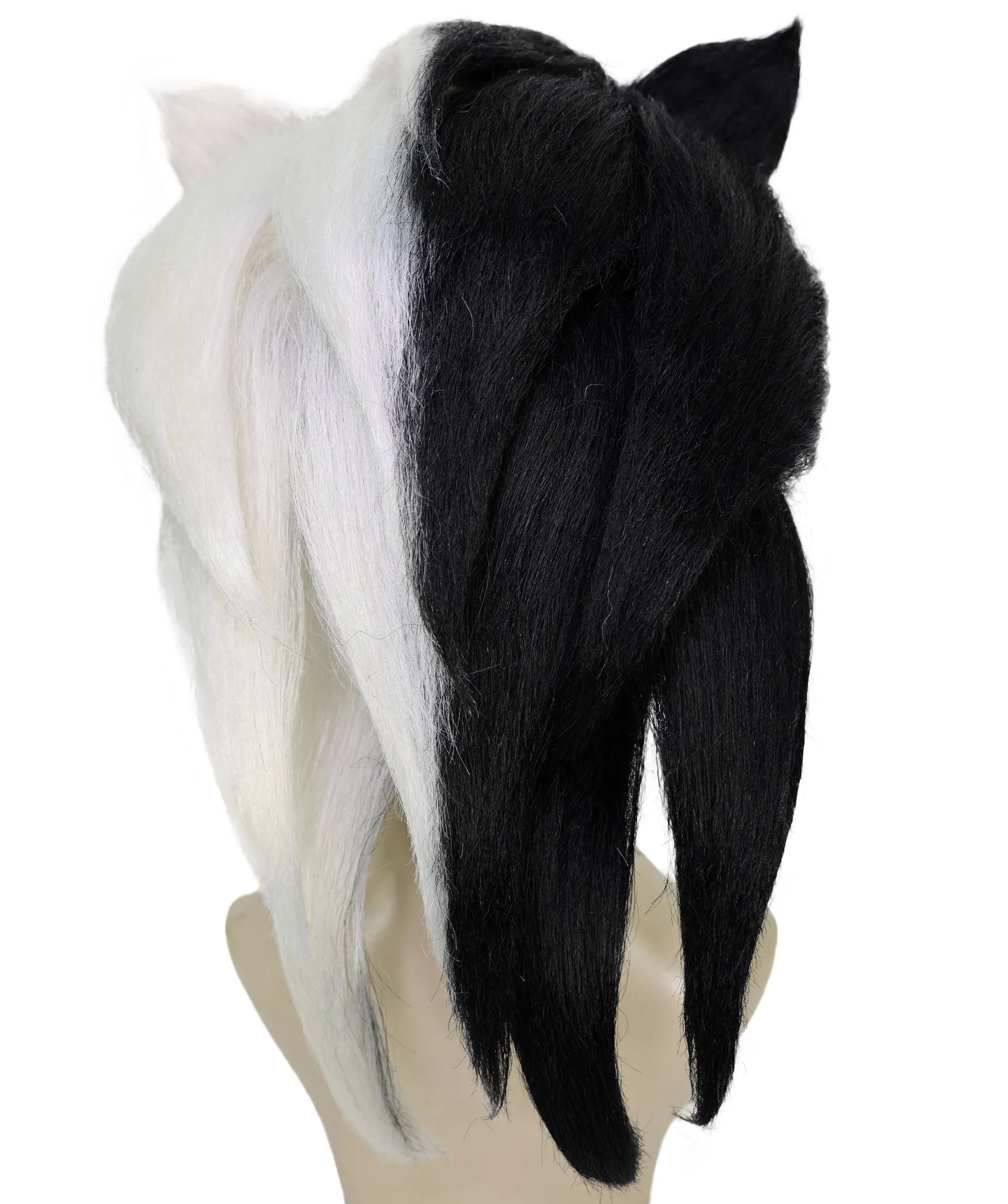 HPO Adult Women's Spiked Multiple Color Cosplay Hedgehog Wig with Ears  - Capless Cap Design