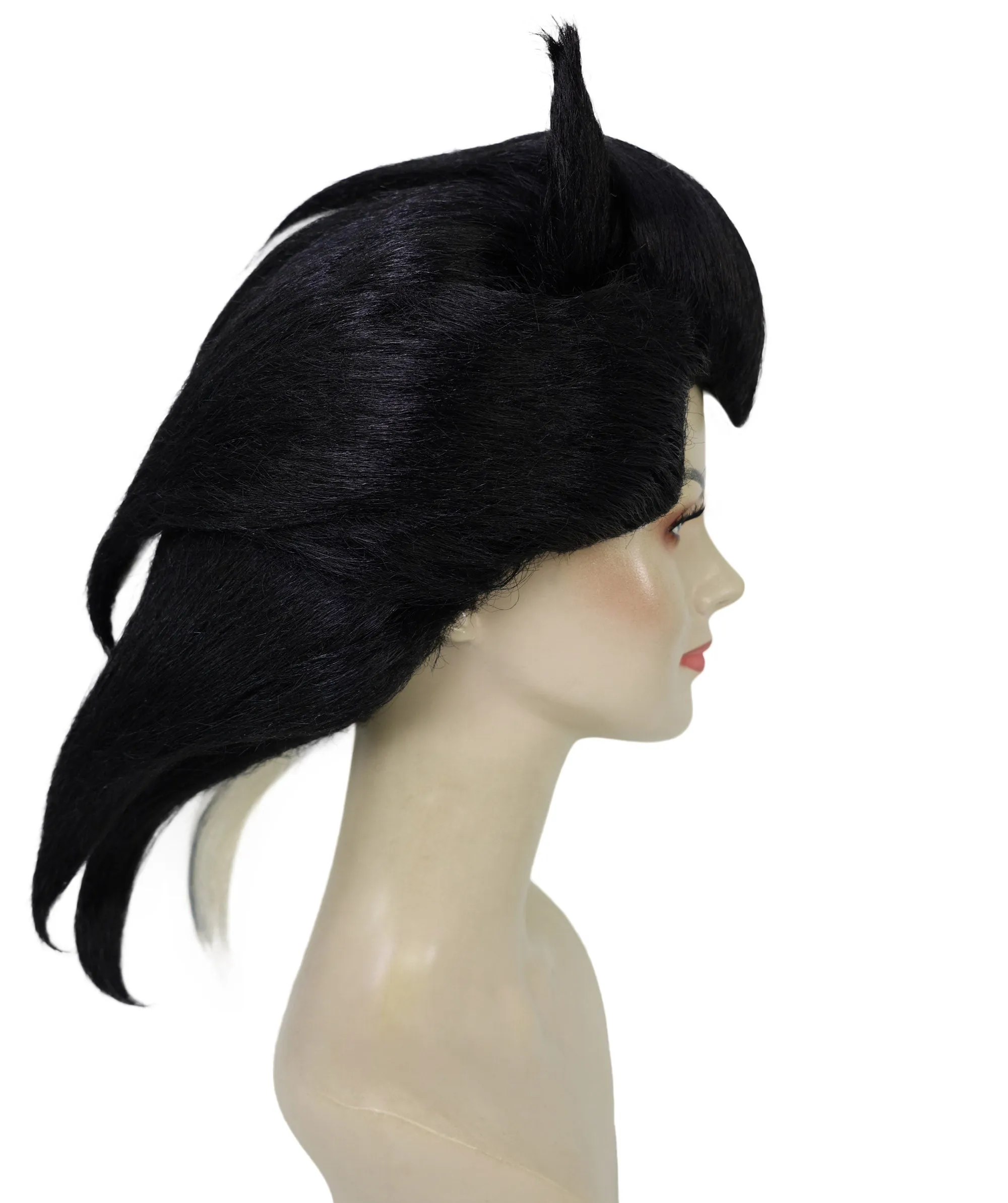 HPO Adult Women's Spiked Multiple Color Cosplay Hedgehog Wig with Ears  - Capless Cap Design