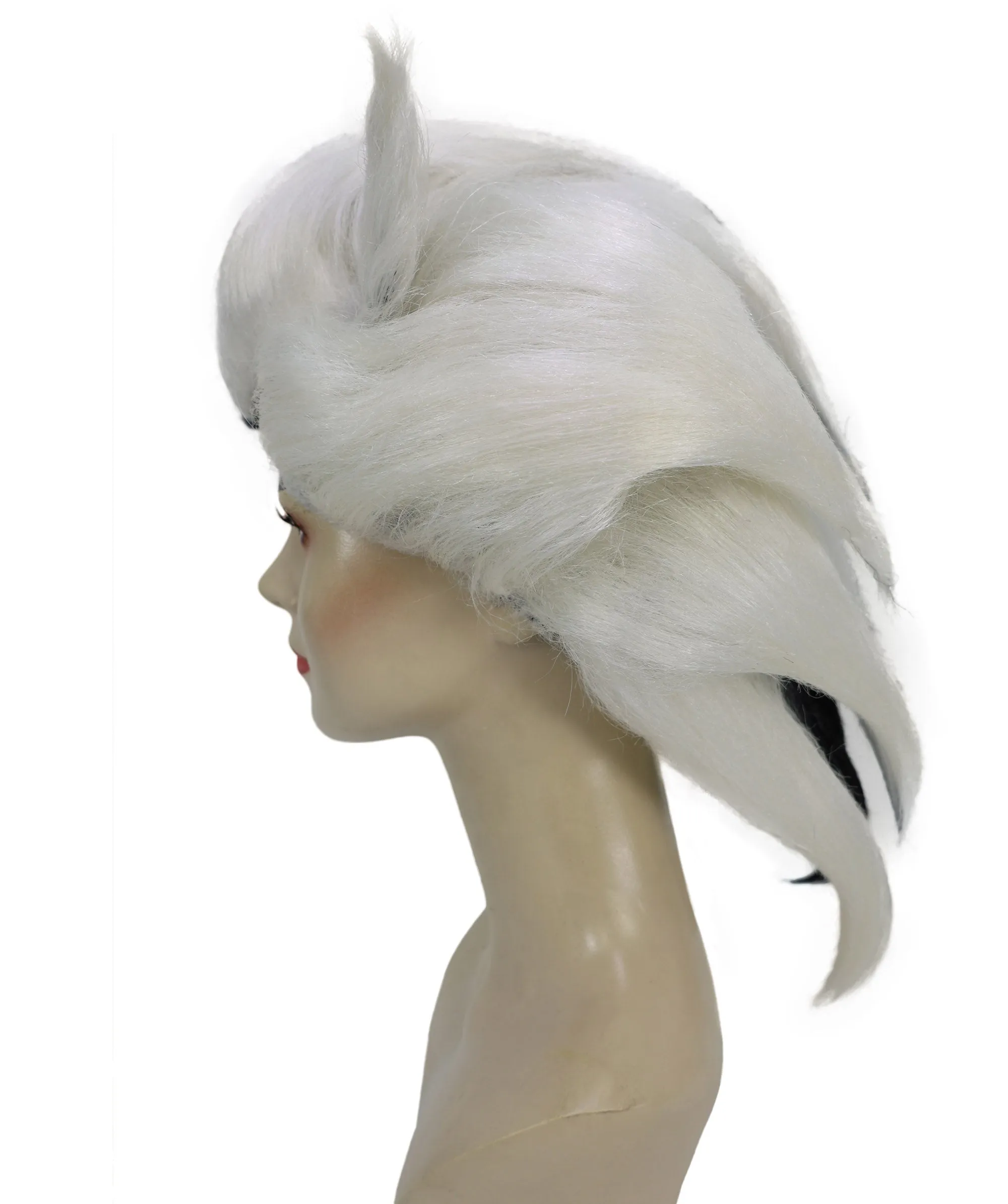 HPO Adult Women's Spiked Multiple Color Cosplay Hedgehog Wig with Ears  - Capless Cap Design