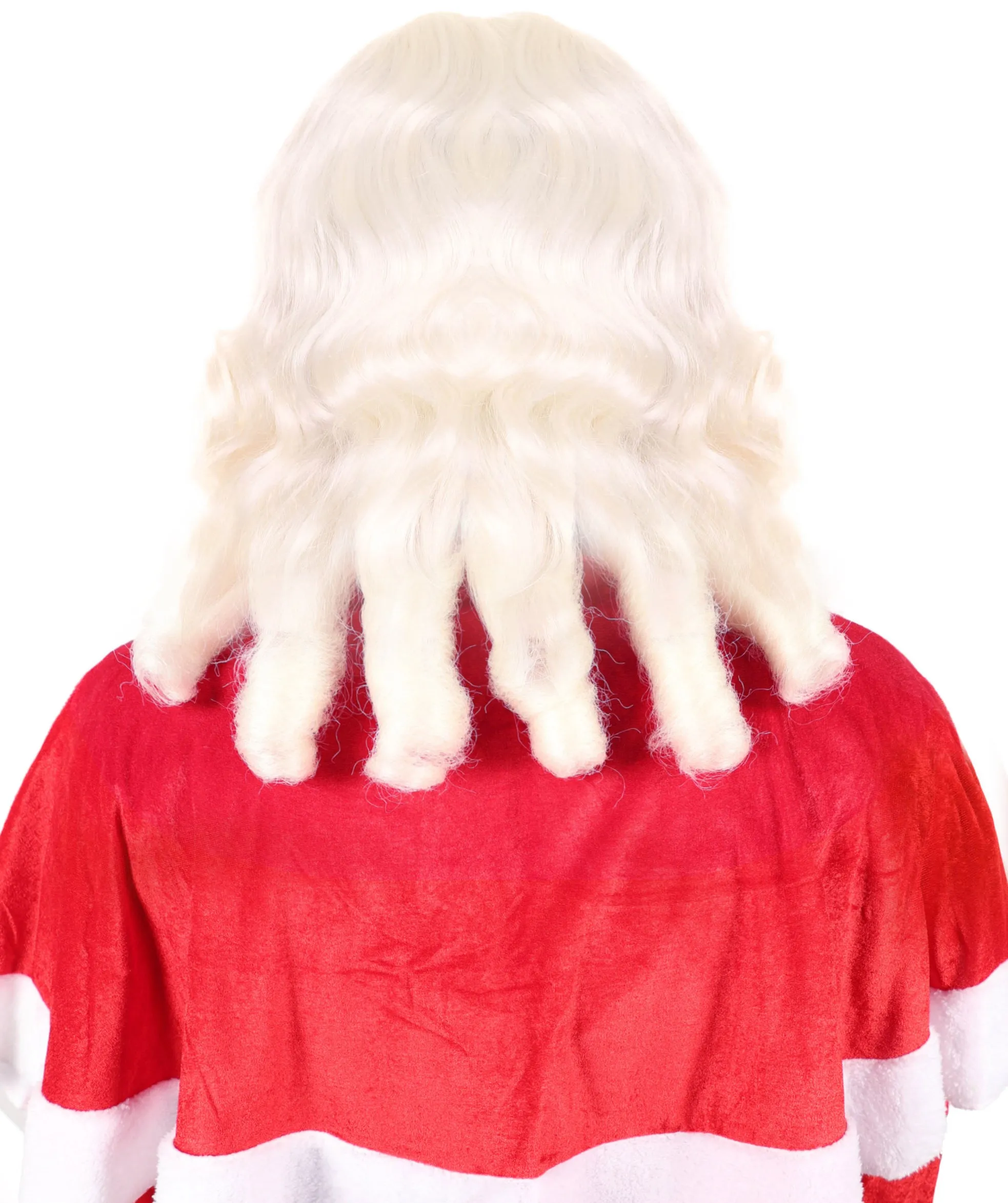 HPO Men's Santa Claus Long Wig and Beard Set | Premium Standard Cap