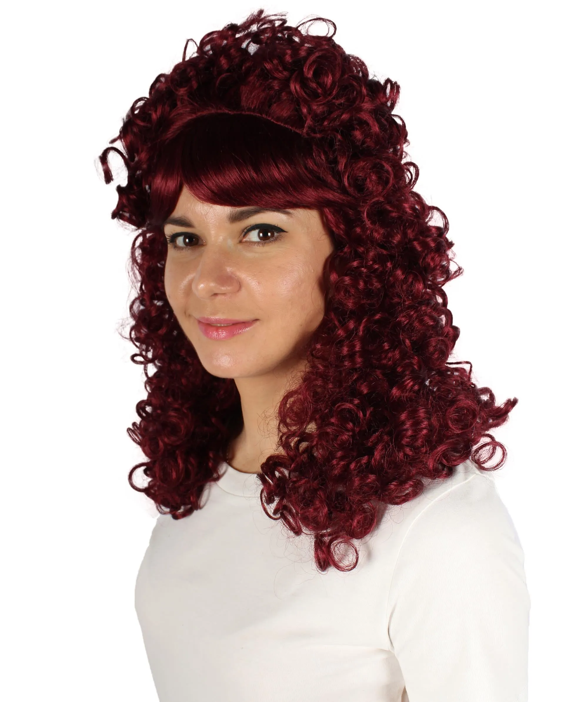 HPO Women's 80's Babe Doll Wig , Multiple Color Options