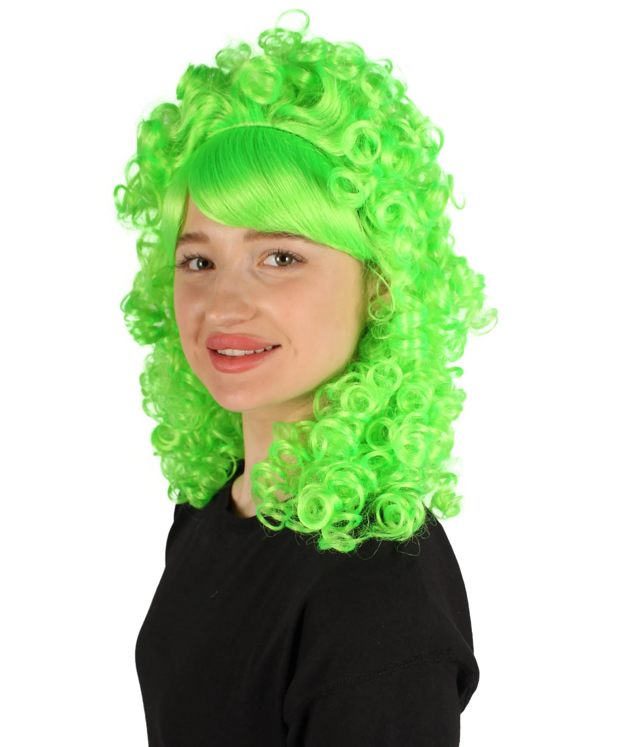 HPO Women's 80's Babe Doll Wig , Multiple Color Options