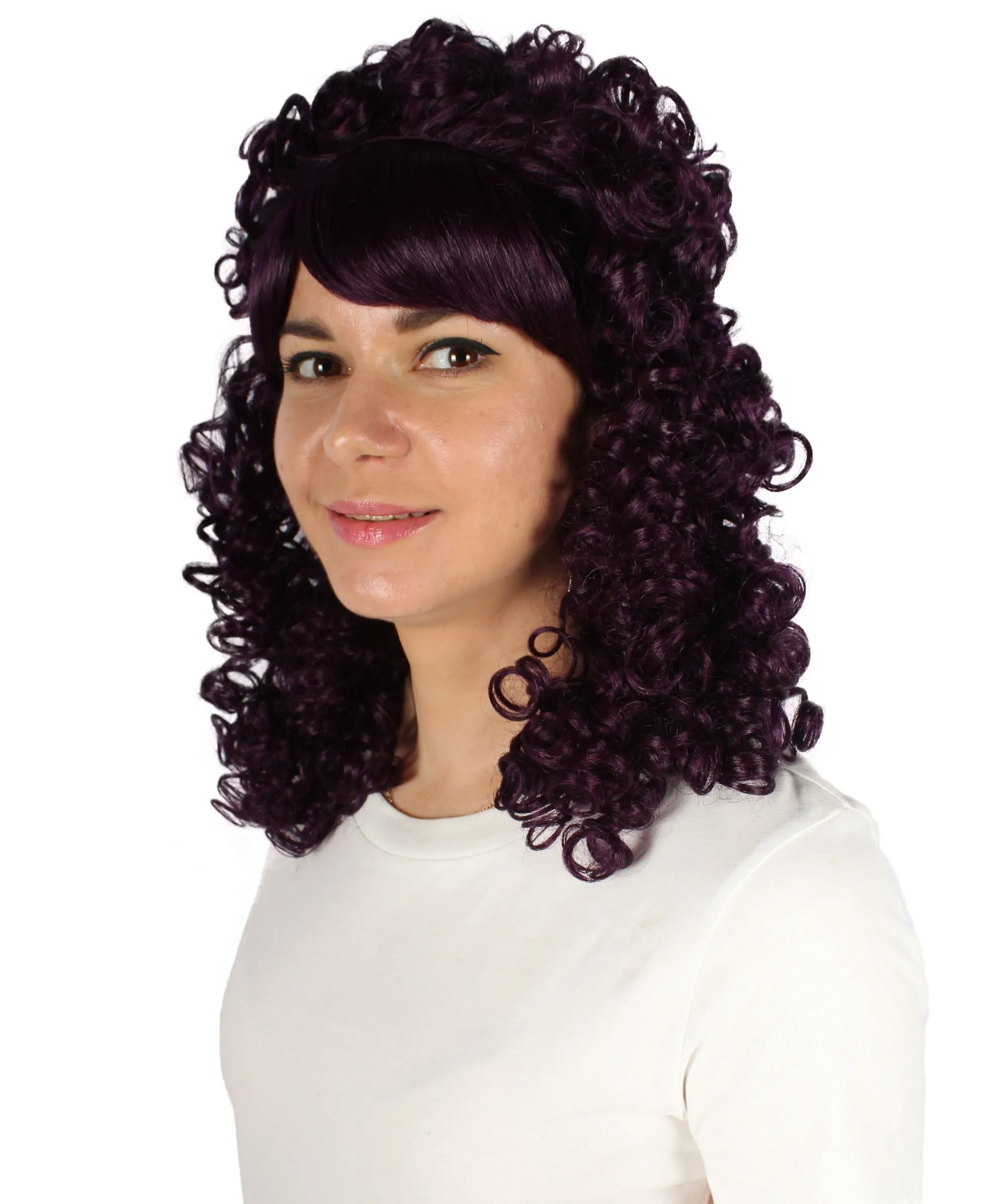 HPO Women's 80's Babe Doll Wig , Multiple Color Options
