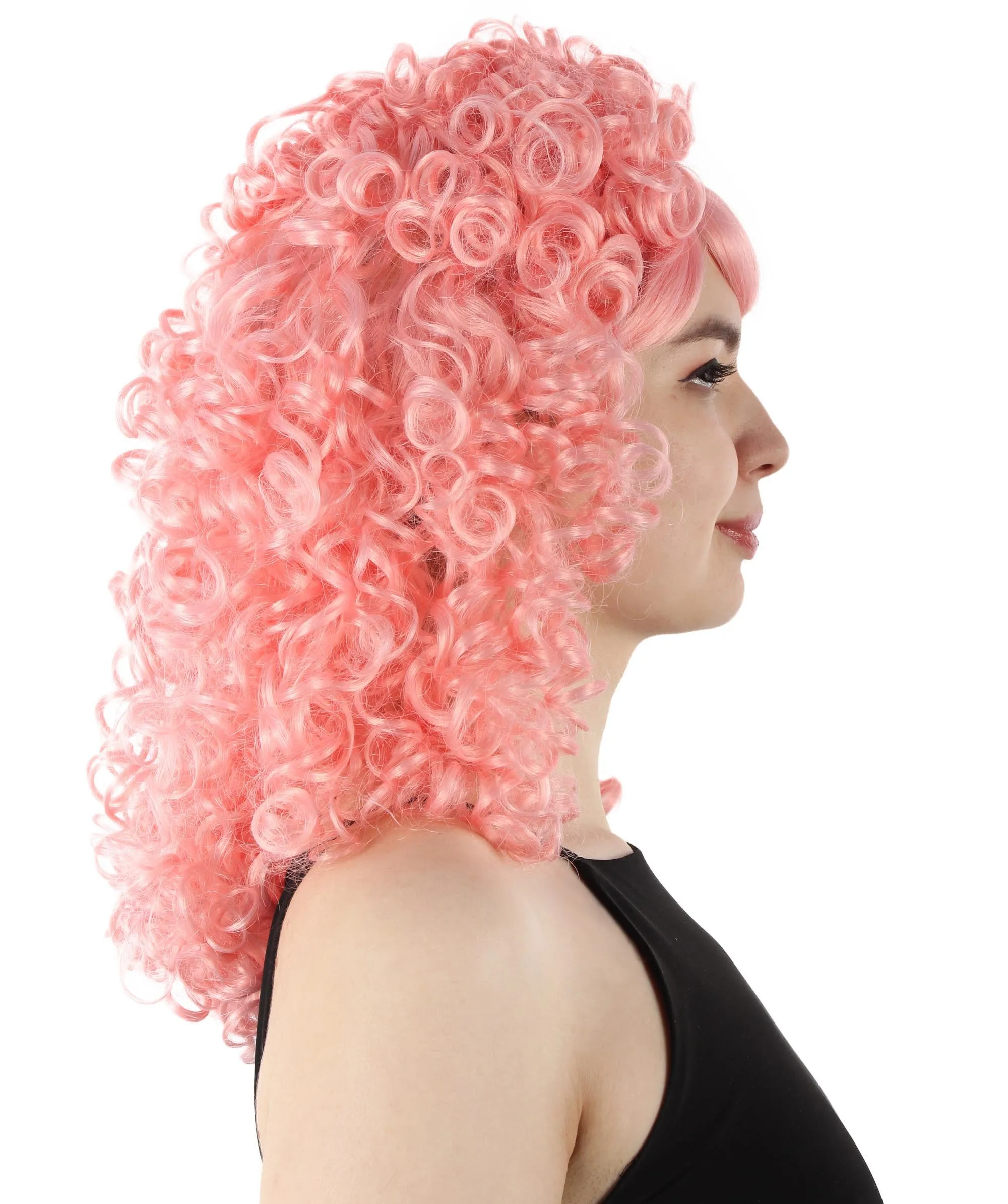 HPO Women's 80's Babe Doll Wig , Multiple Color Options