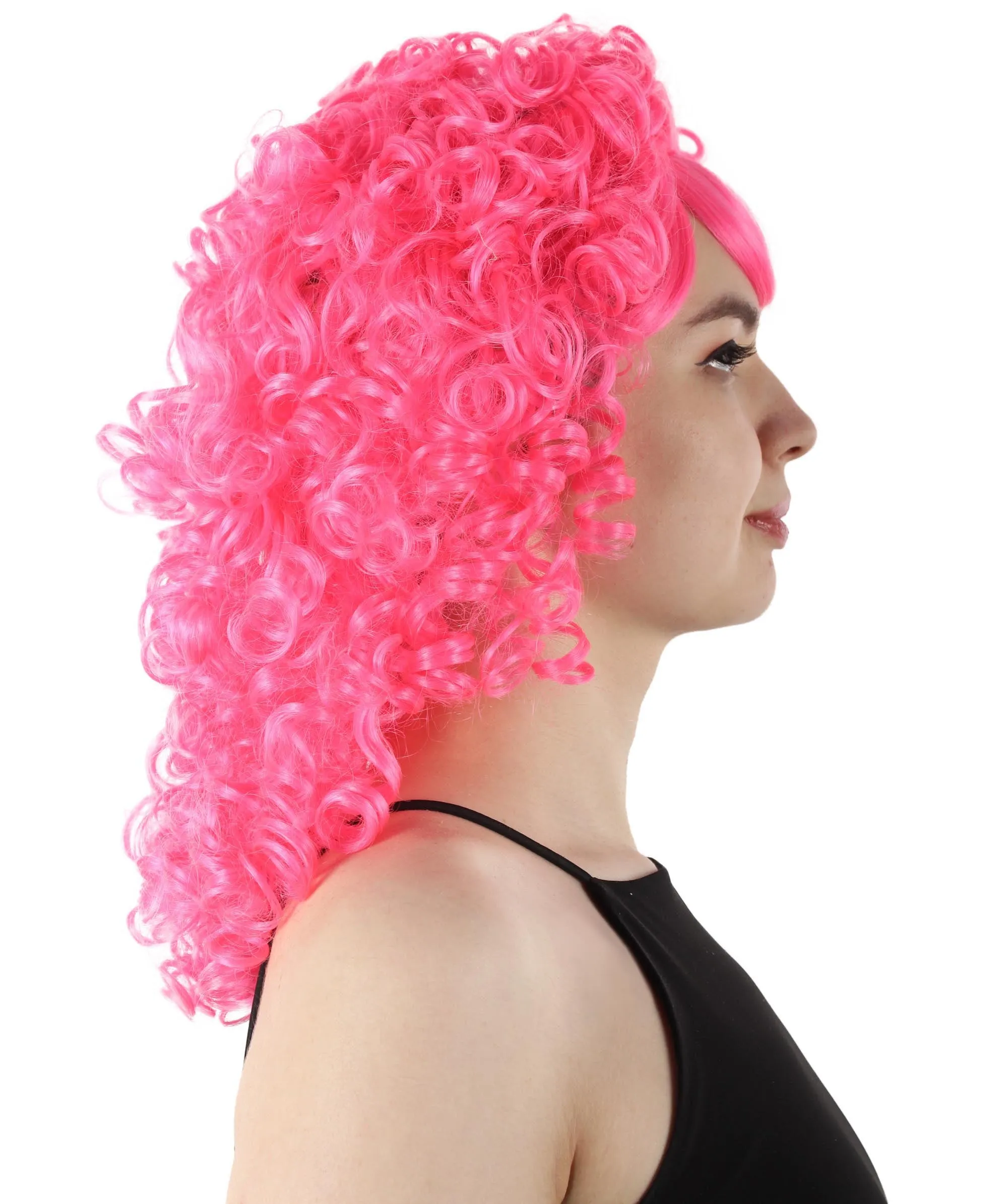 HPO Women's 80's Babe Doll Wig , Multiple Color Options