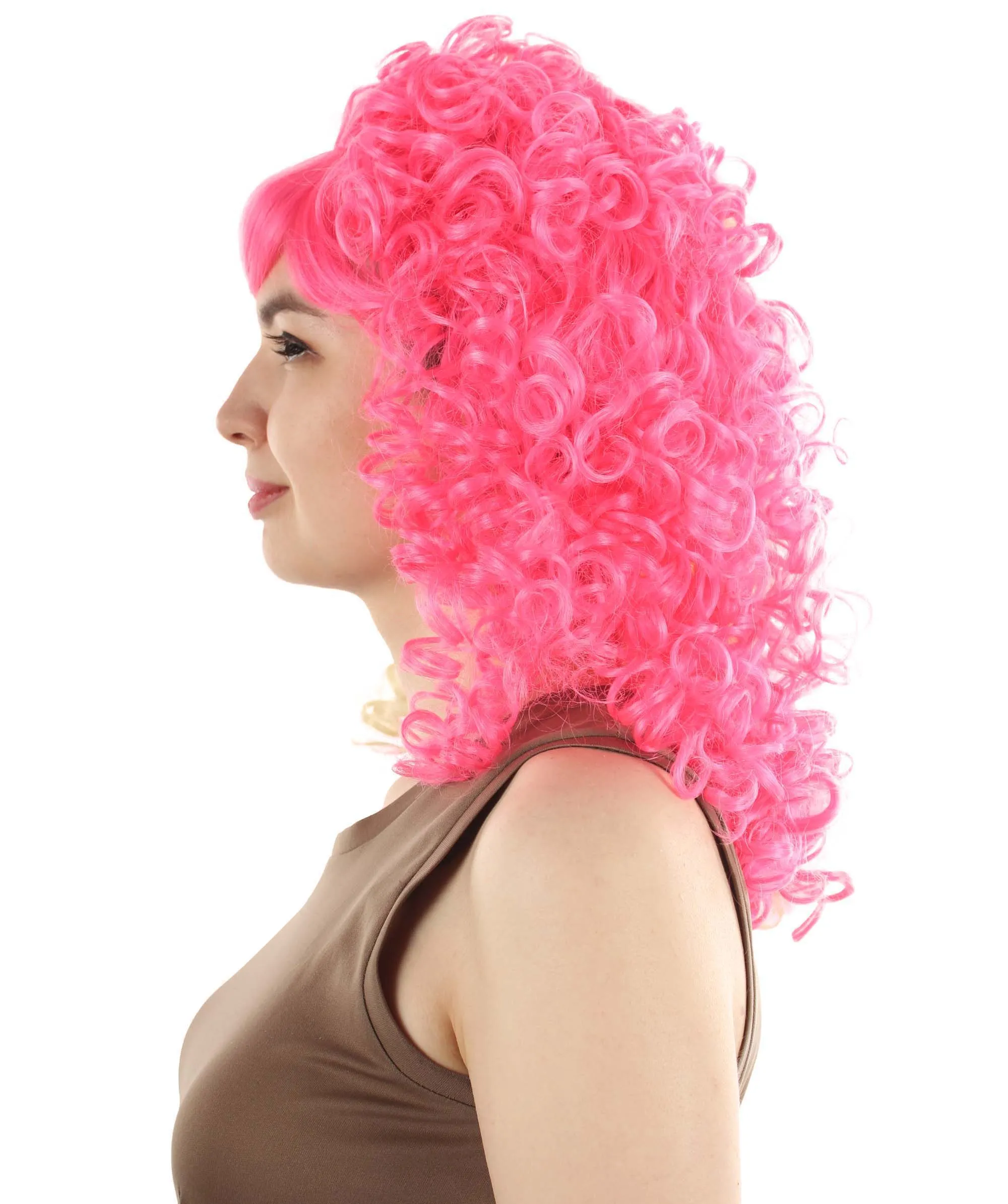 HPO Women's 80's Babe Doll Wig , Multiple Color Options