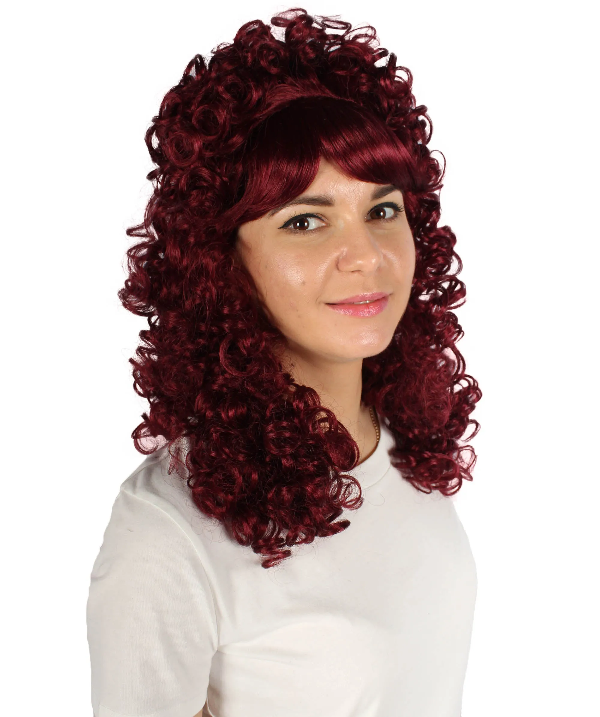 HPO Women's 80's Babe Doll Wig , Multiple Color Options
