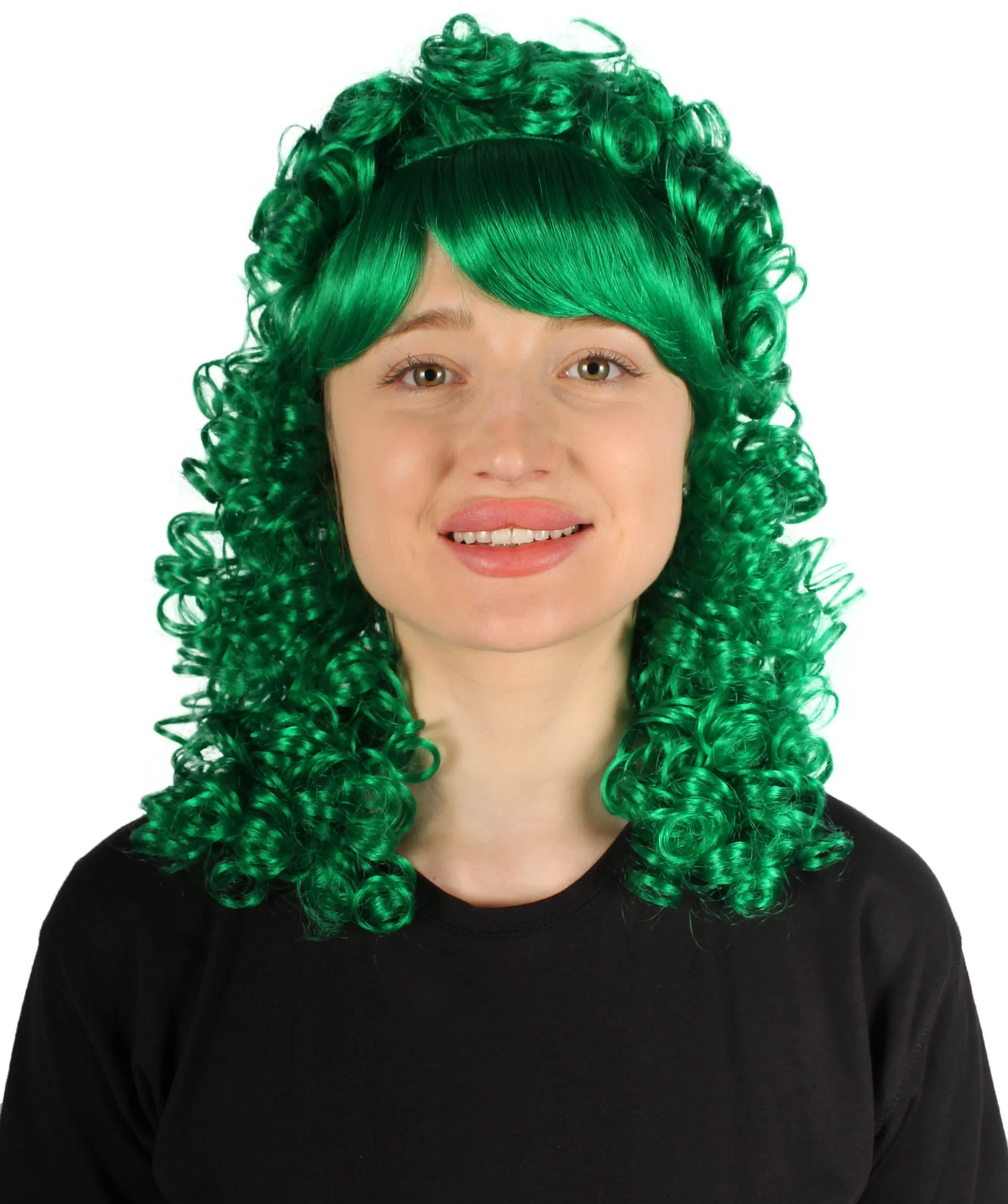 HPO Women's 80's Babe Doll Wig , Multiple Color Options