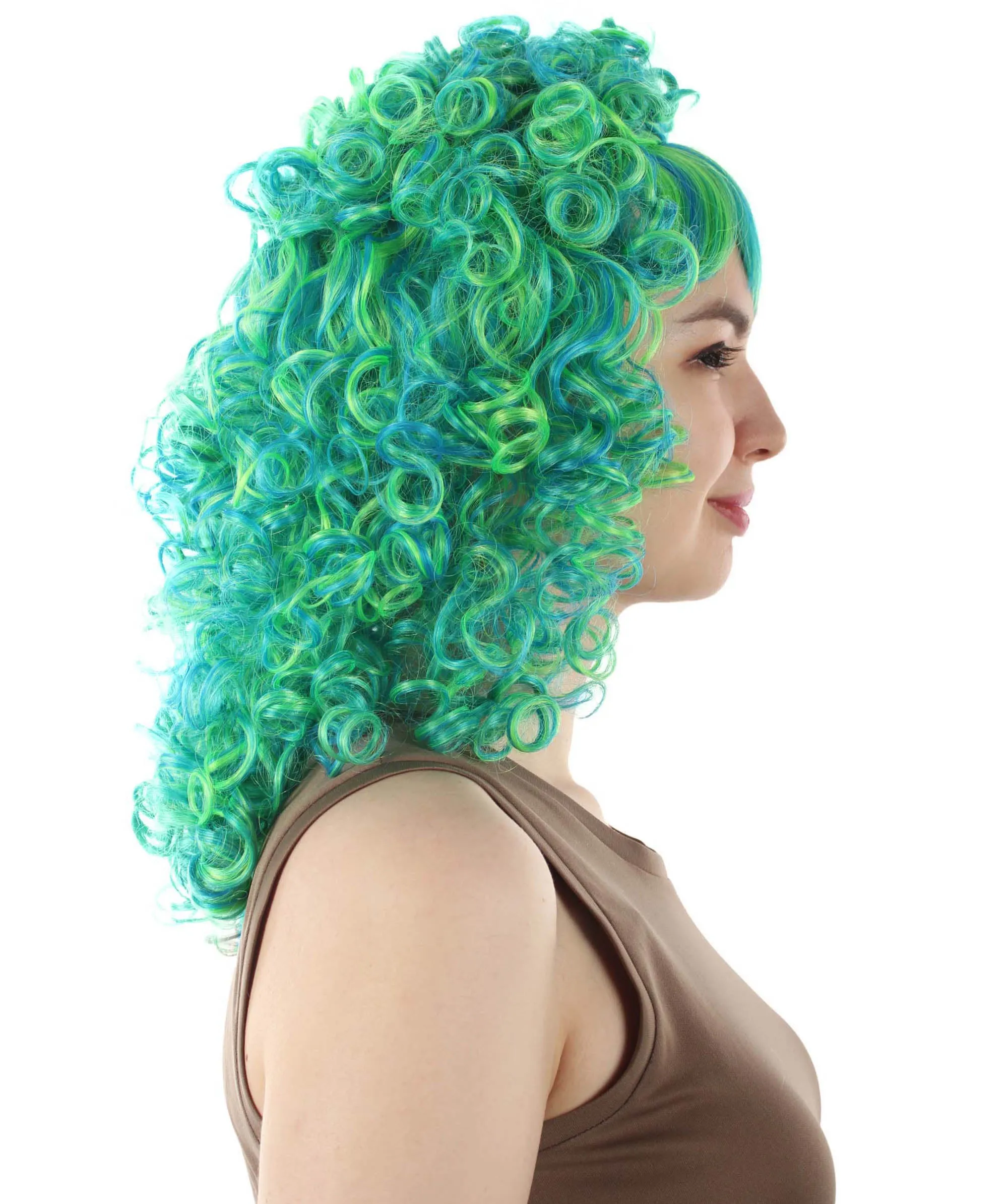 HPO Women's 80's Babe Doll Wig , Multiple Color Options