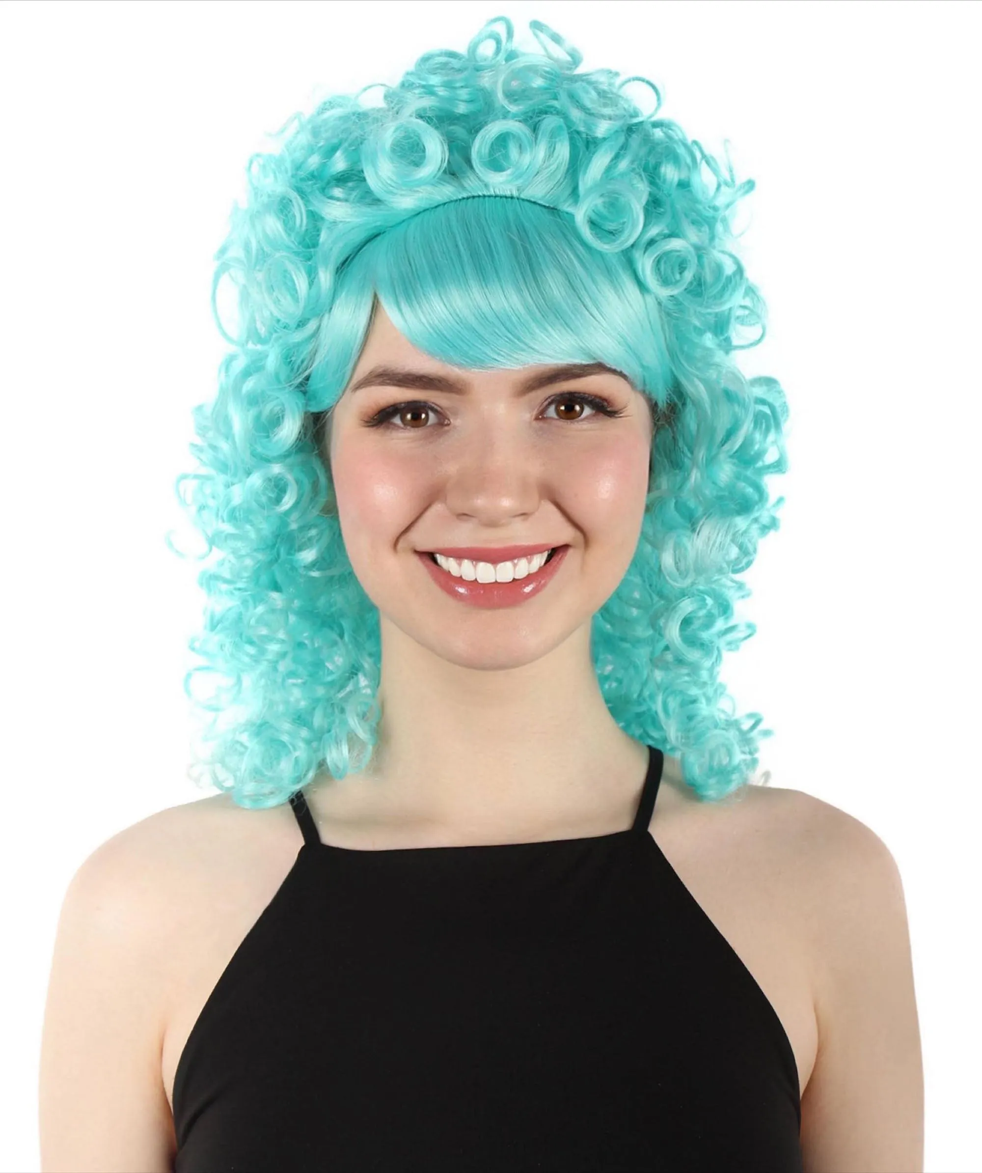 HPO Women's 80's Babe Doll Wig , Multiple Color Options