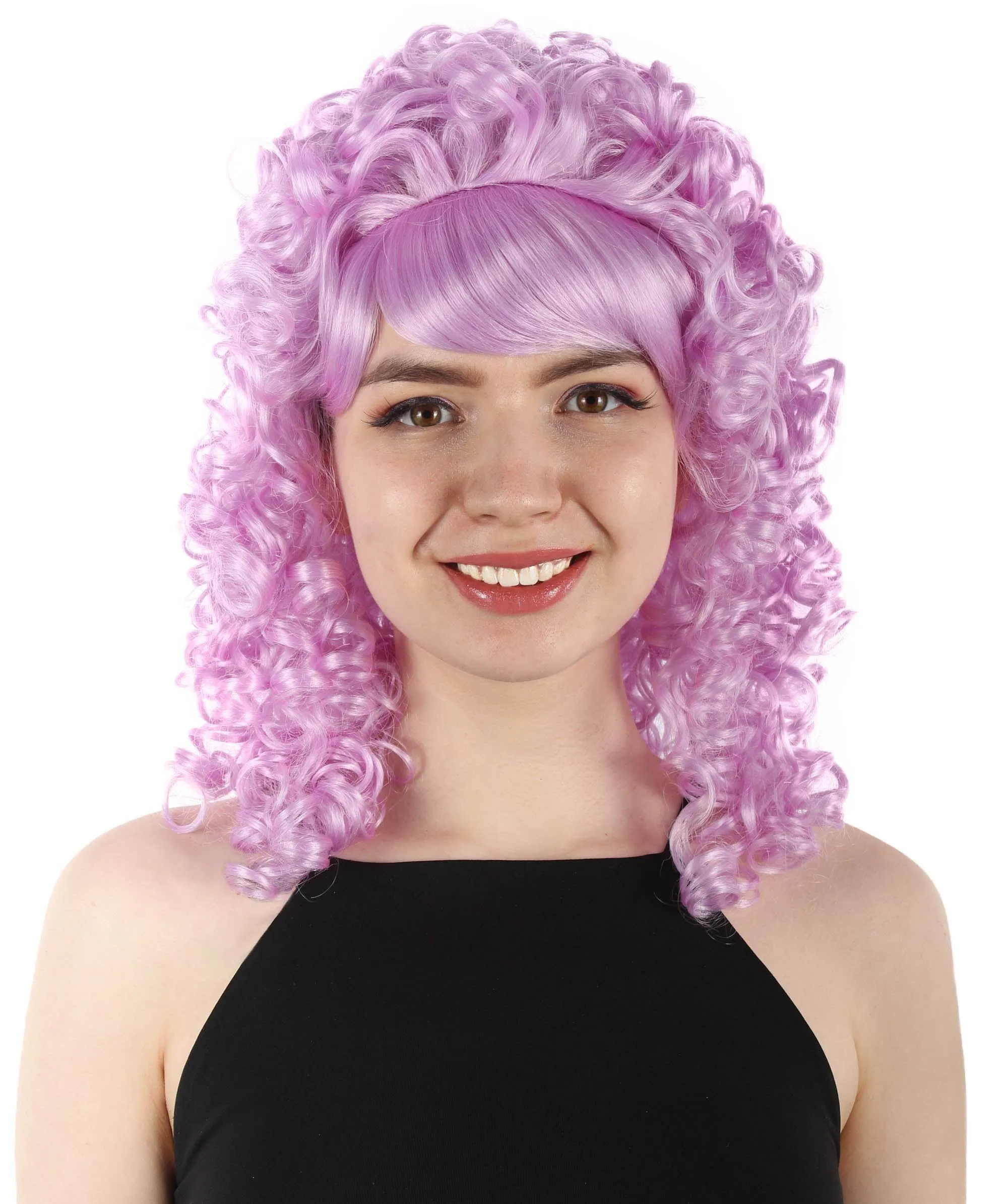 HPO Women's 80's Babe Doll Wig , Multiple Color Options