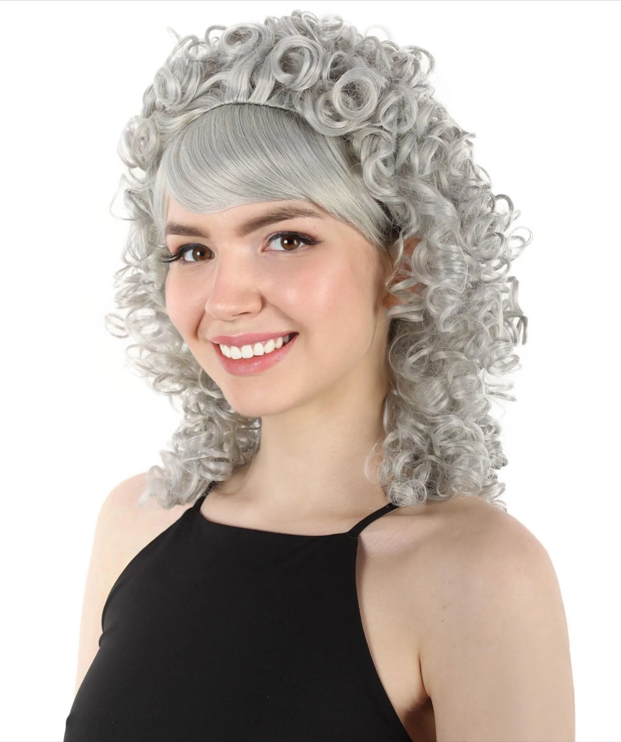 HPO Women's 80's Babe Doll Wig , Multiple Color Options