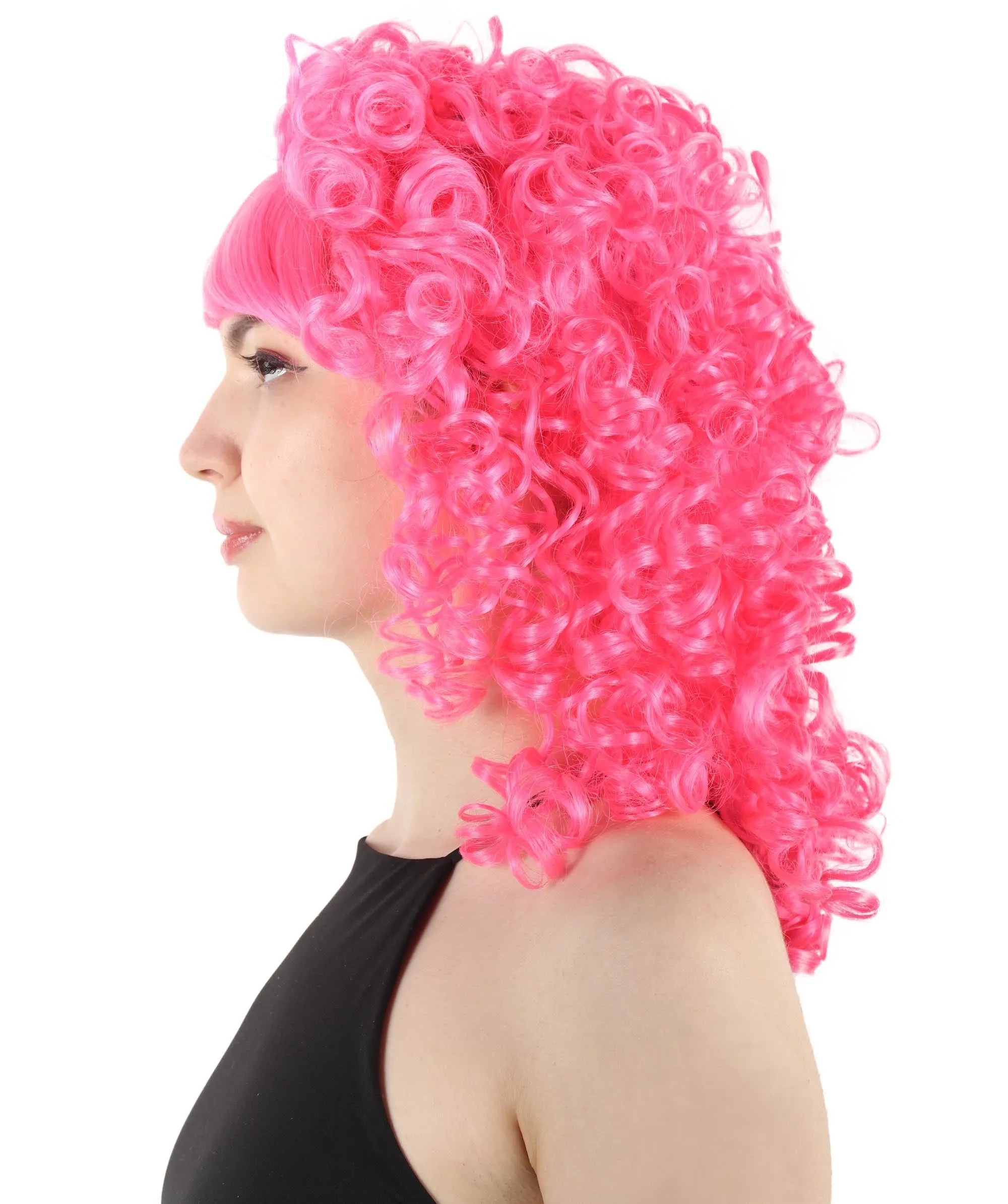 HPO Women's 80's Babe Doll Wig , Multiple Color Options