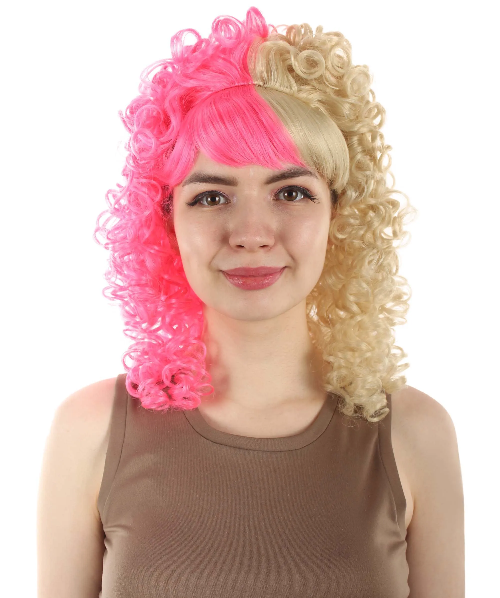 HPO Women's 80's Babe Doll Wig , Multiple Color Options