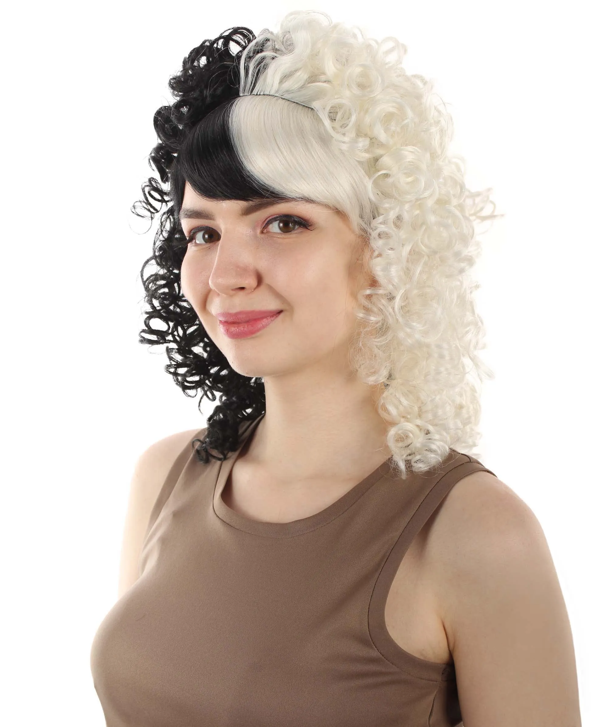 HPO Women's 80's Babe Doll Wig , Multiple Color Options