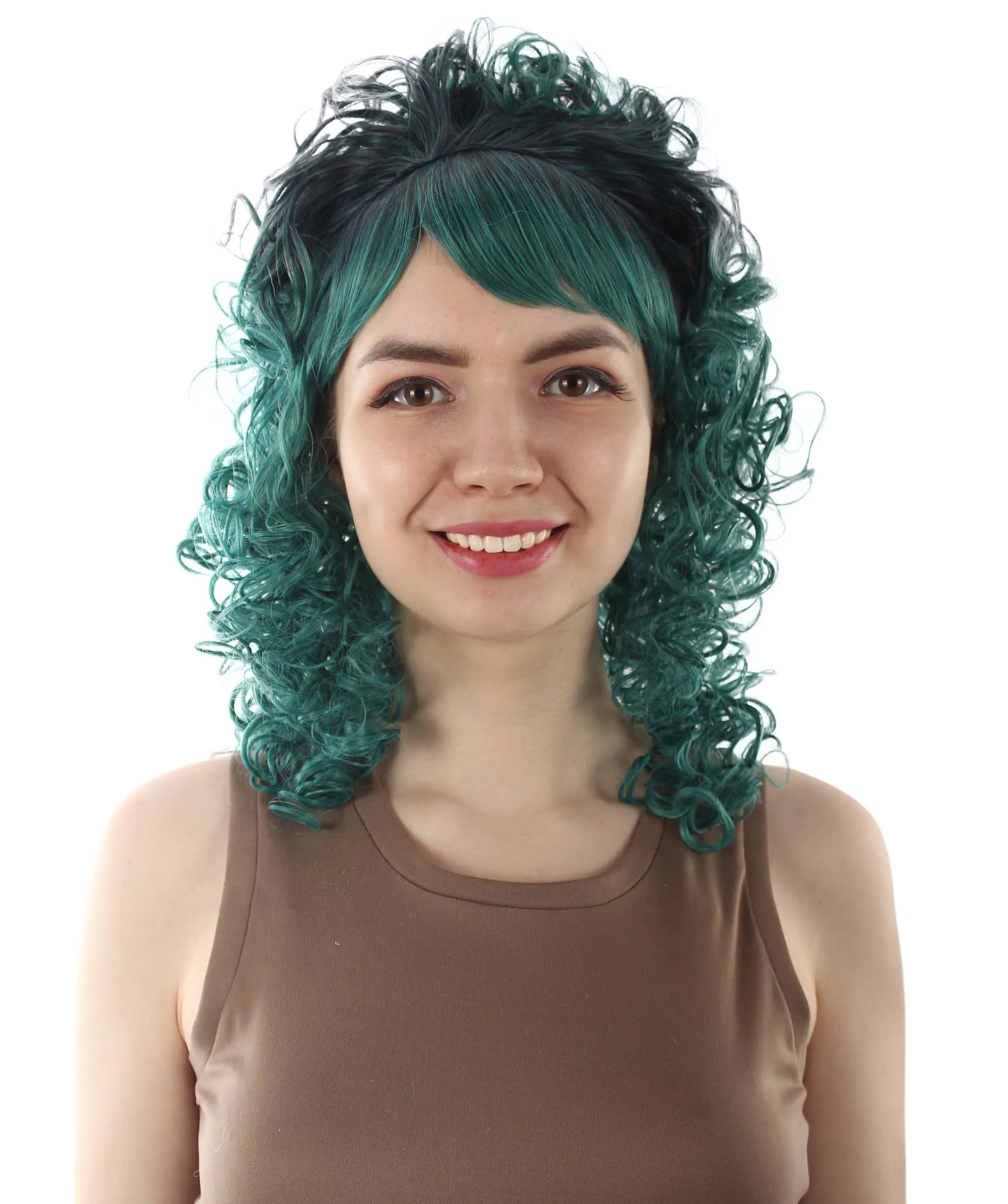 HPO Women's 80's Babe Doll Wig , Multiple Color Options