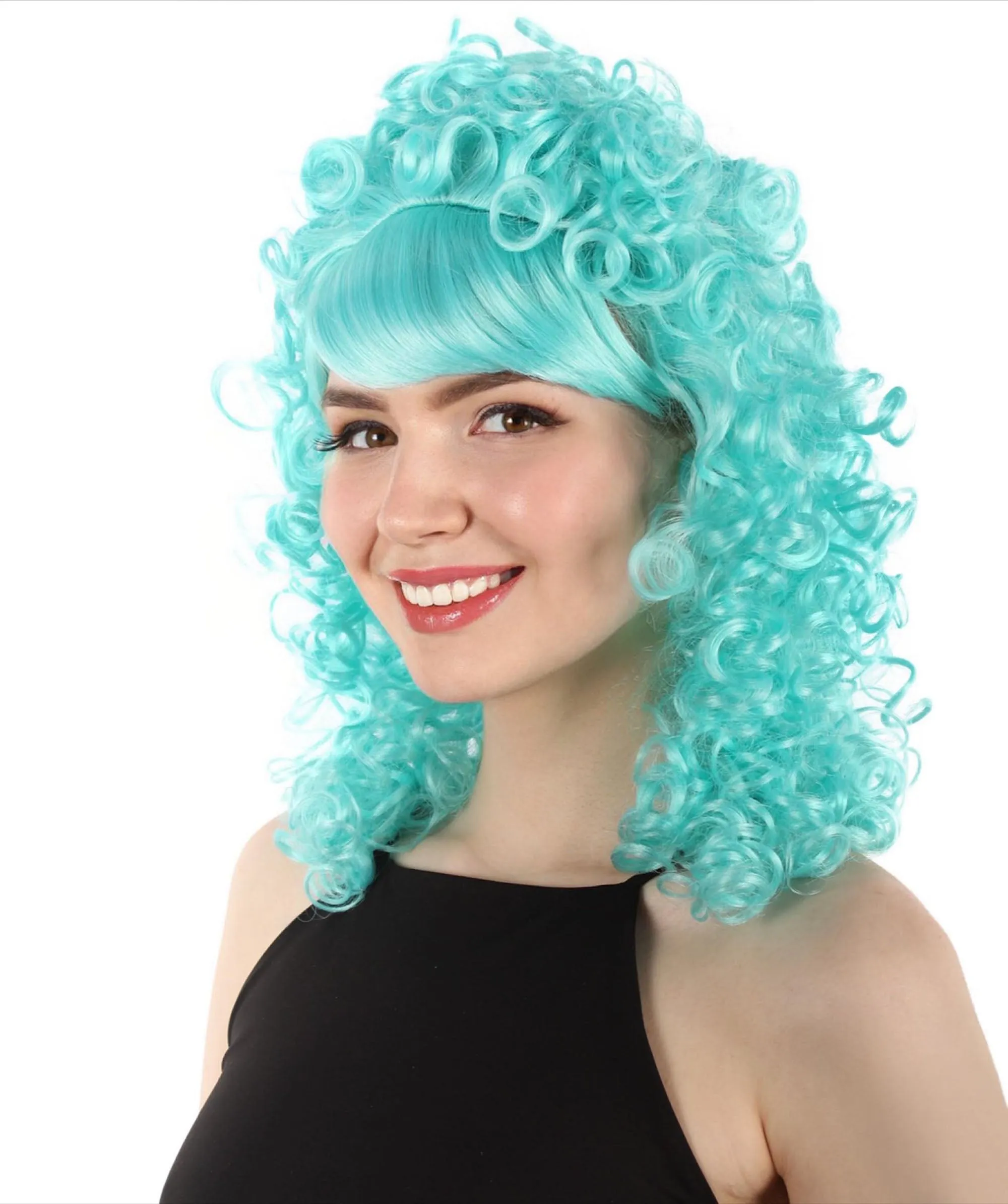 HPO Women's 80's Babe Doll Wig , Multiple Color Options