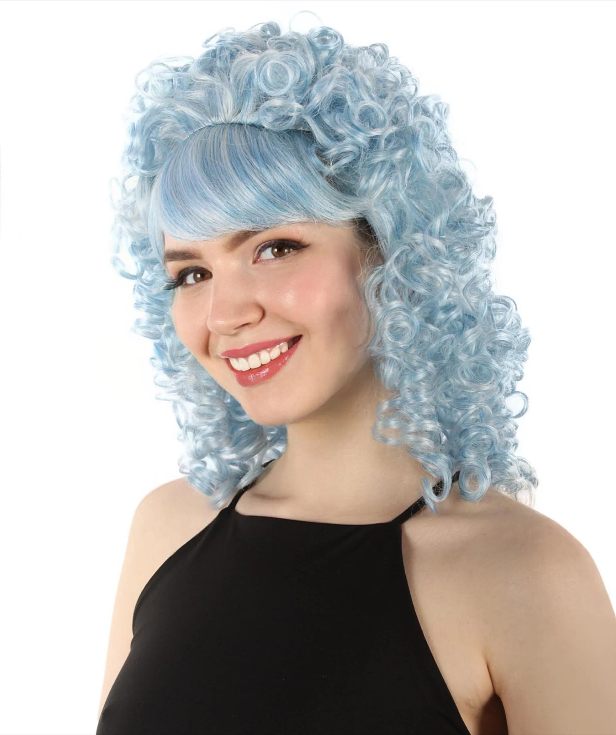 HPO Women's 80's Babe Doll Wig , Multiple Color Options