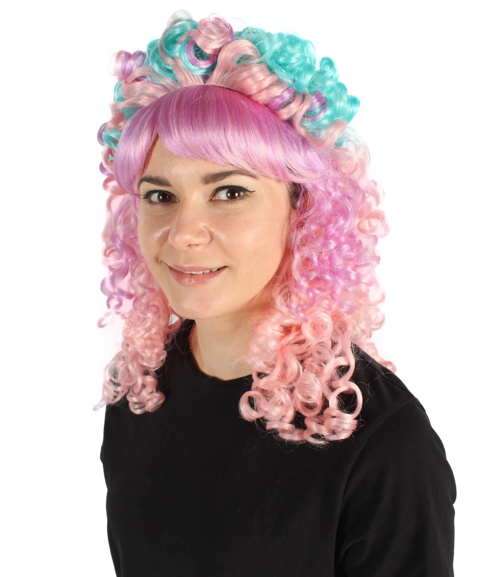HPO Women's 80's Babe Doll Wig , Multiple Color Options
