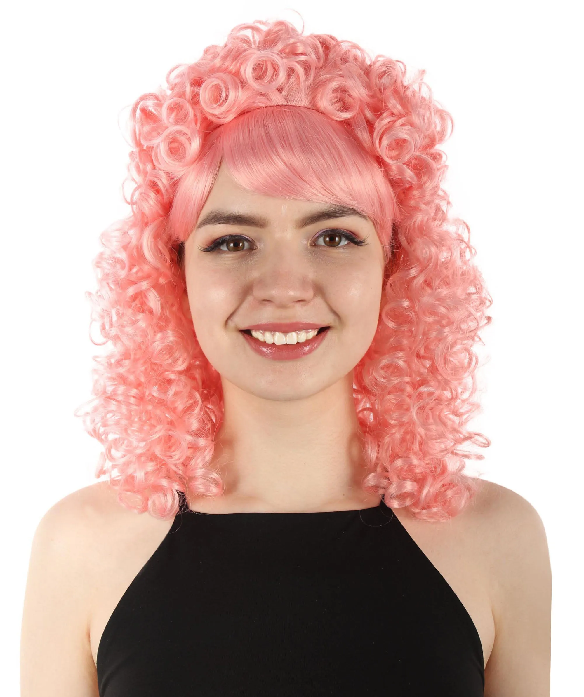 HPO Women's 80's Babe Doll Wig , Multiple Color Options